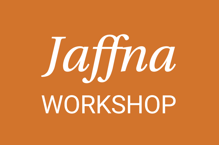 Shyam Selvadurai and Arun Welandawe-Prematilleke join the Gratiaen Trust in Jaffna