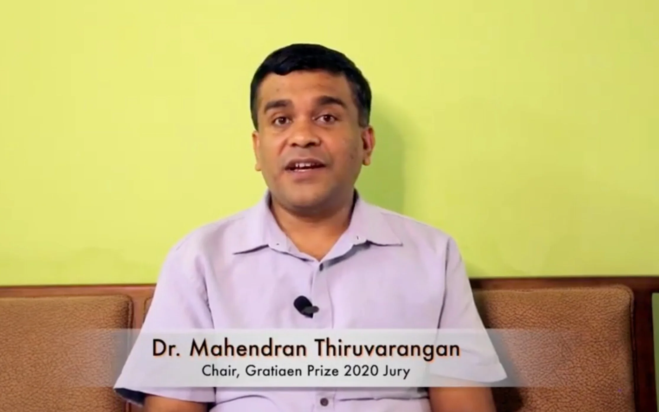 The Gratiaen Prize Jury Report