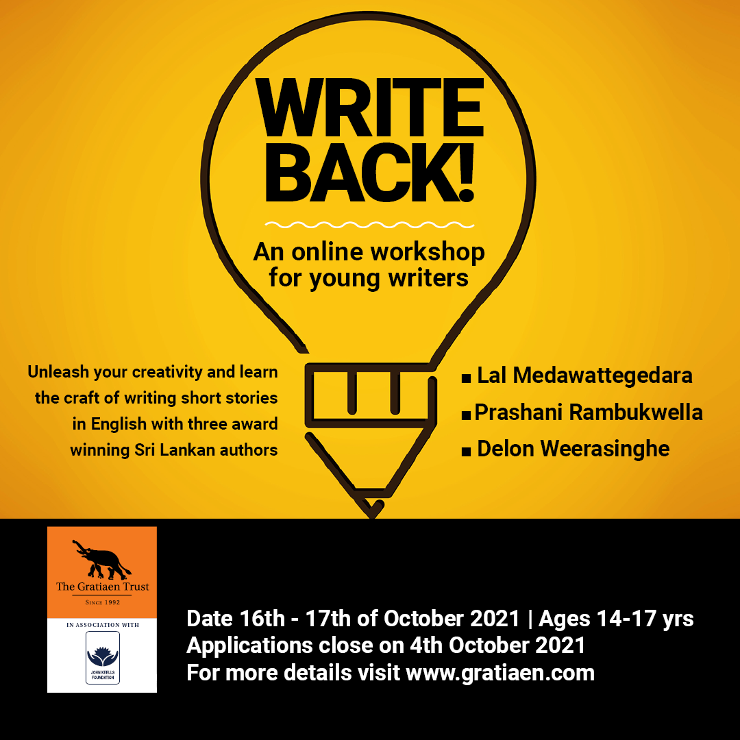 Write Back! An online workshop for Young Writers 