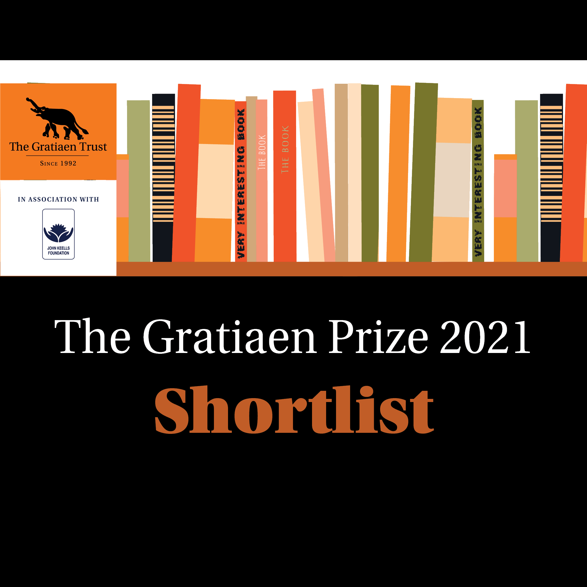 Shortlist for The Gratiaen Prize 2021