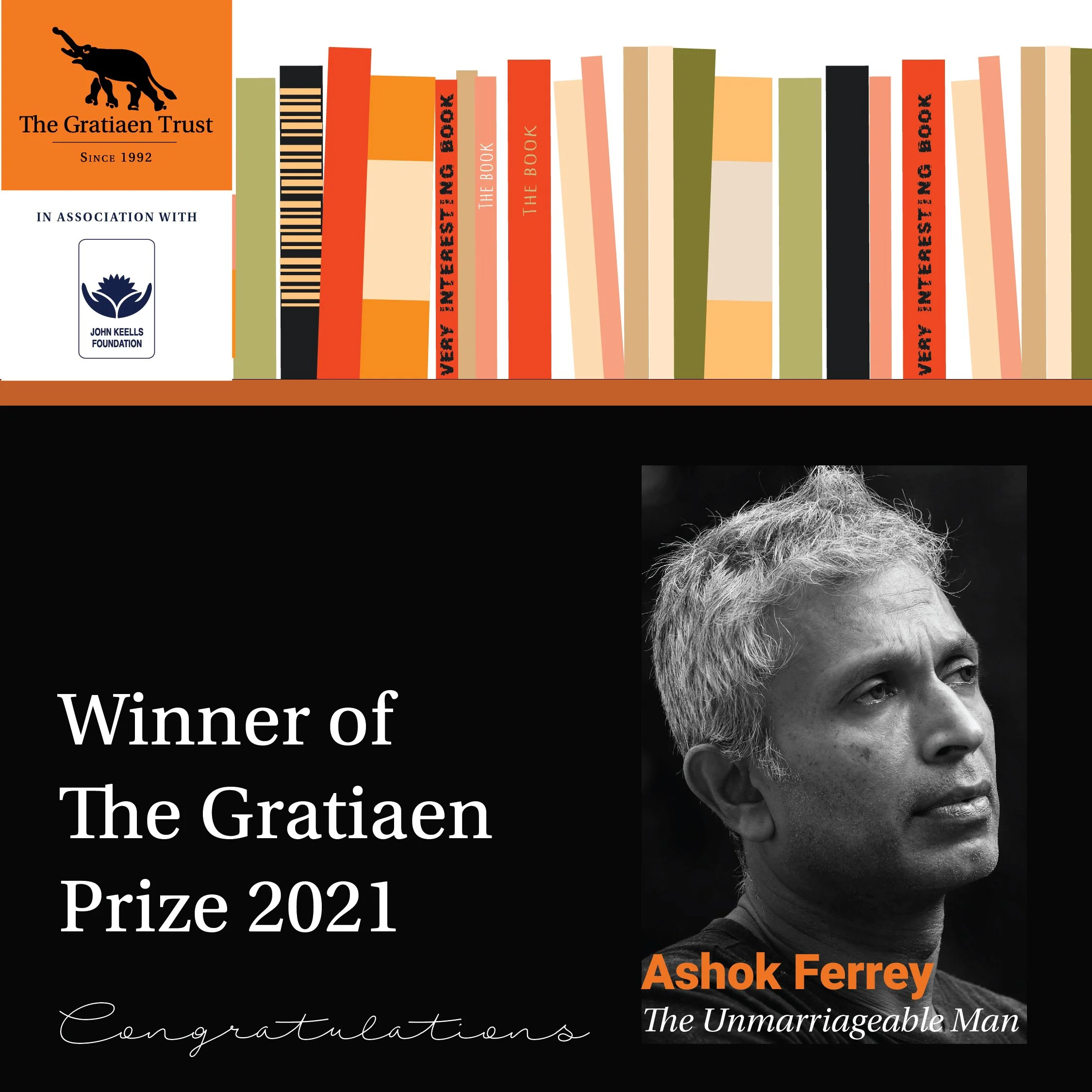 Congratulations: Ashok Ferrey