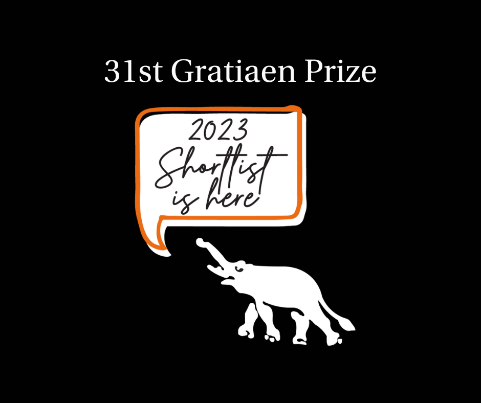 The 31st Gratiaen Prize - Shortlist