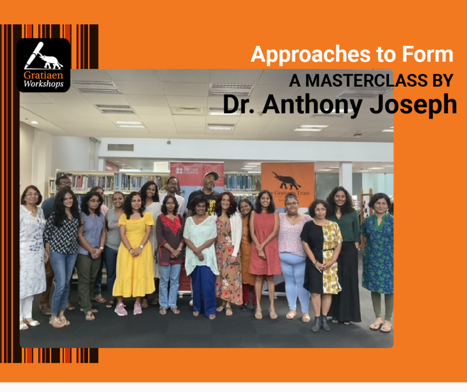 Approaches to Form - A Masterclass with Dr. Anthony Joseph