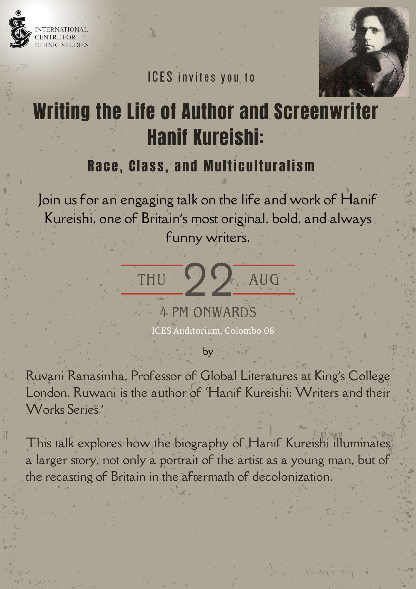 Writing the Life of Author and Screenwriter Hanif Kureishi: Race, Class ...