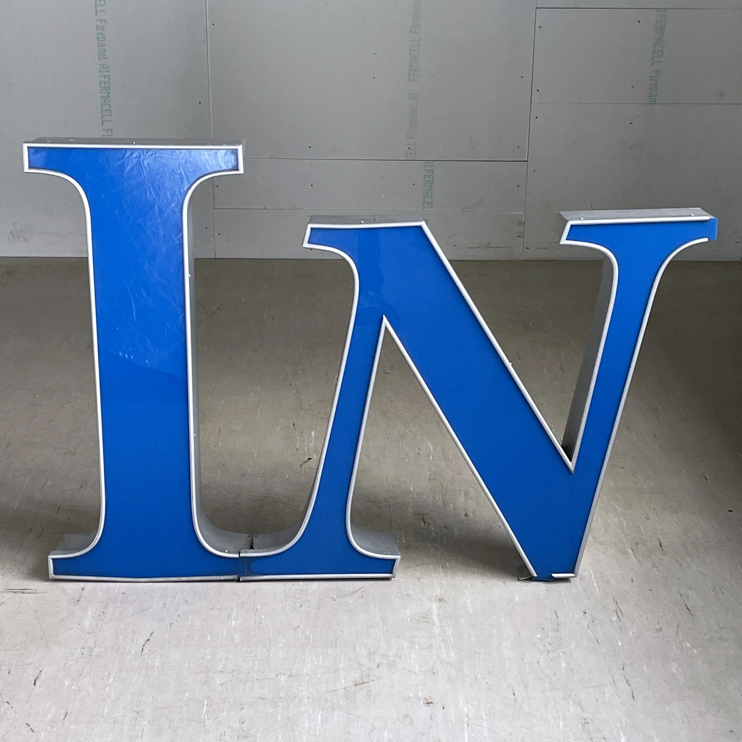 Reclamation Shop Sign Letters I & N