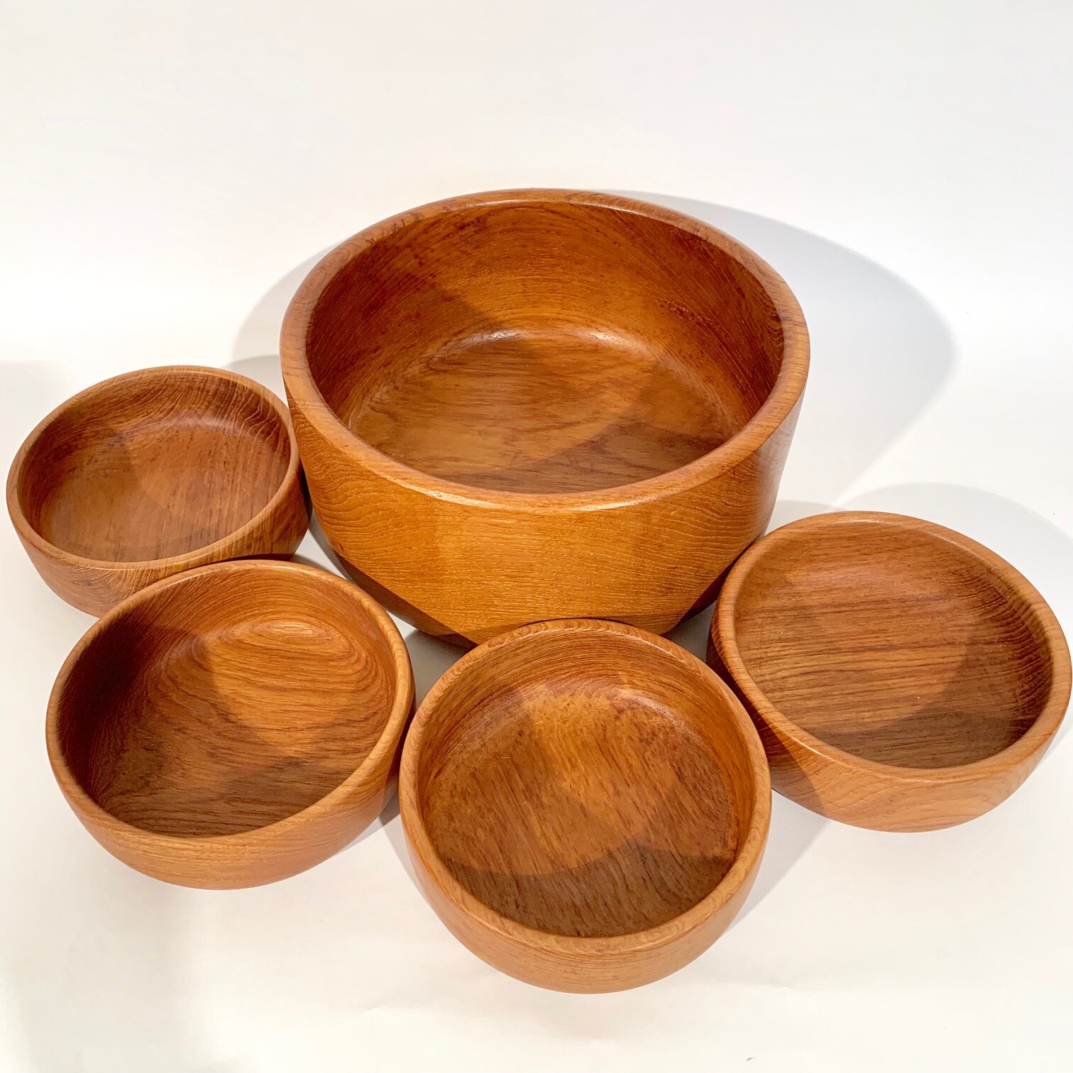 1960's Teak Bowl Set