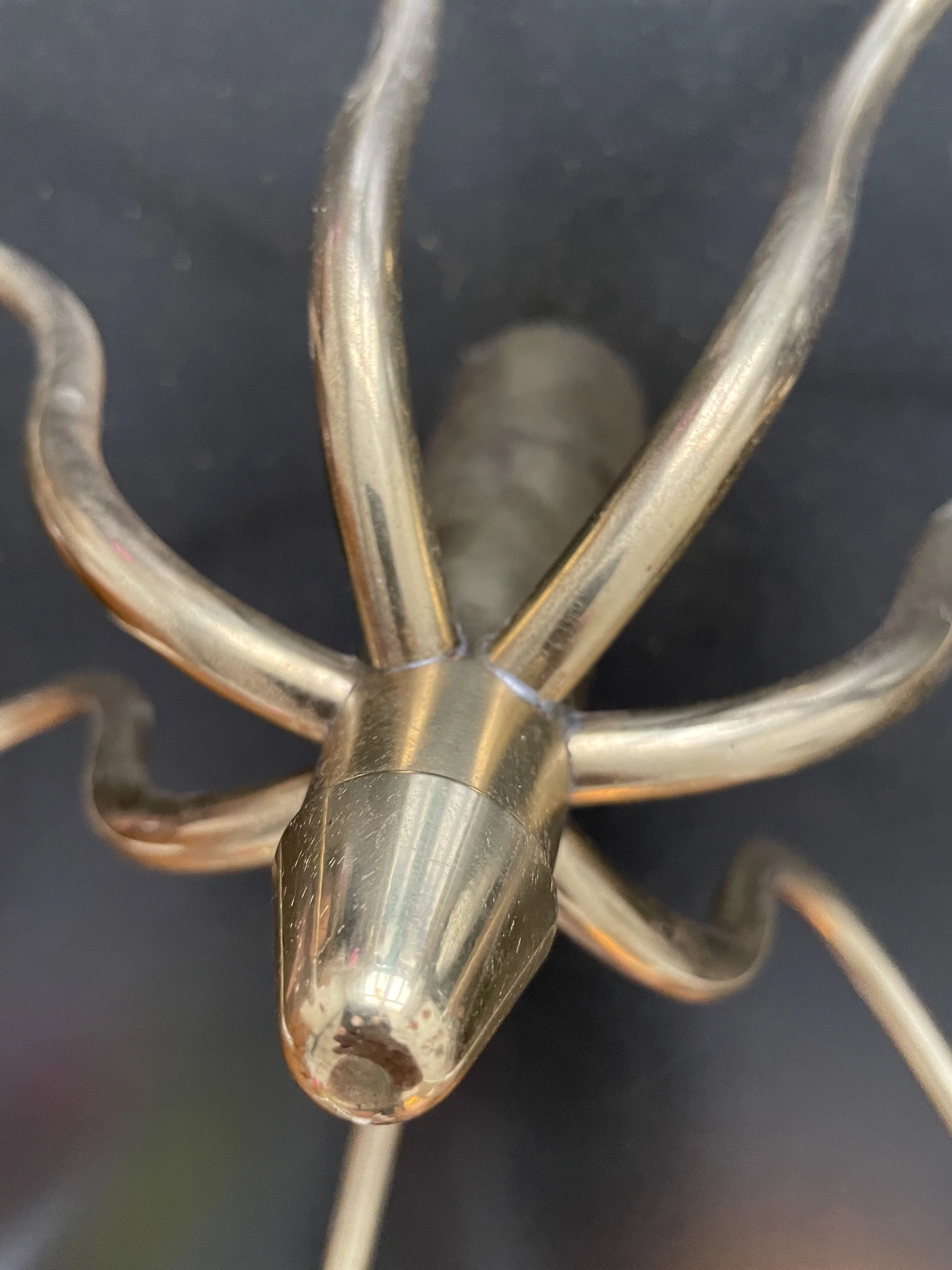 Sputnik Messing Lampe