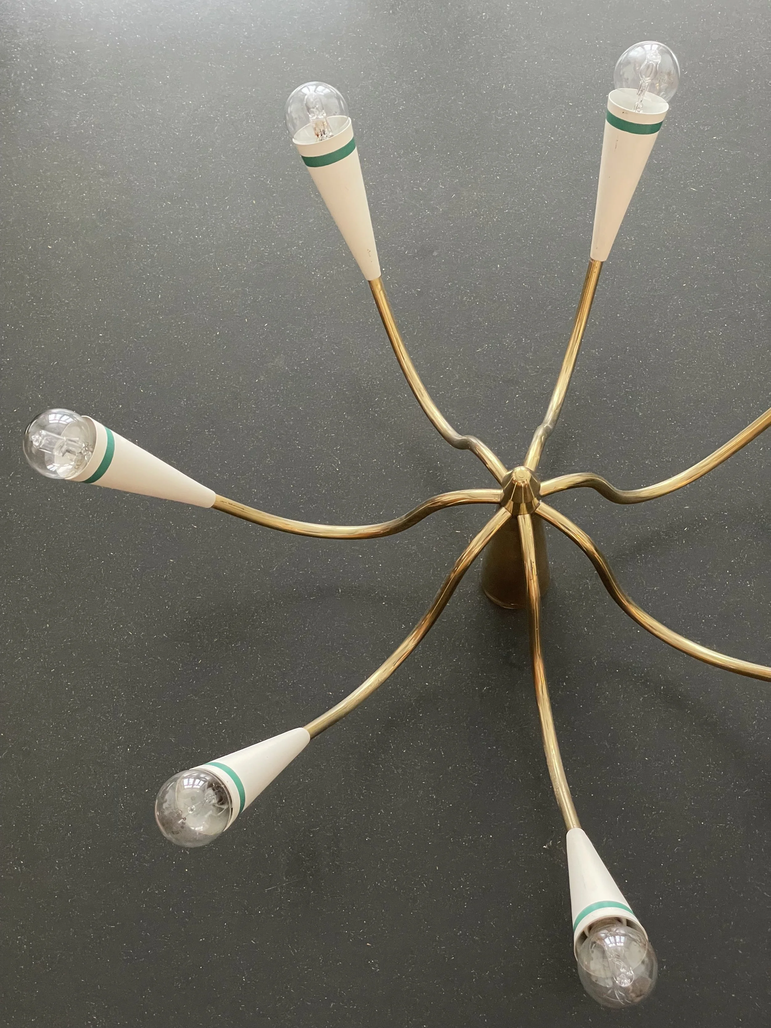 Messing Sputnik Lampe