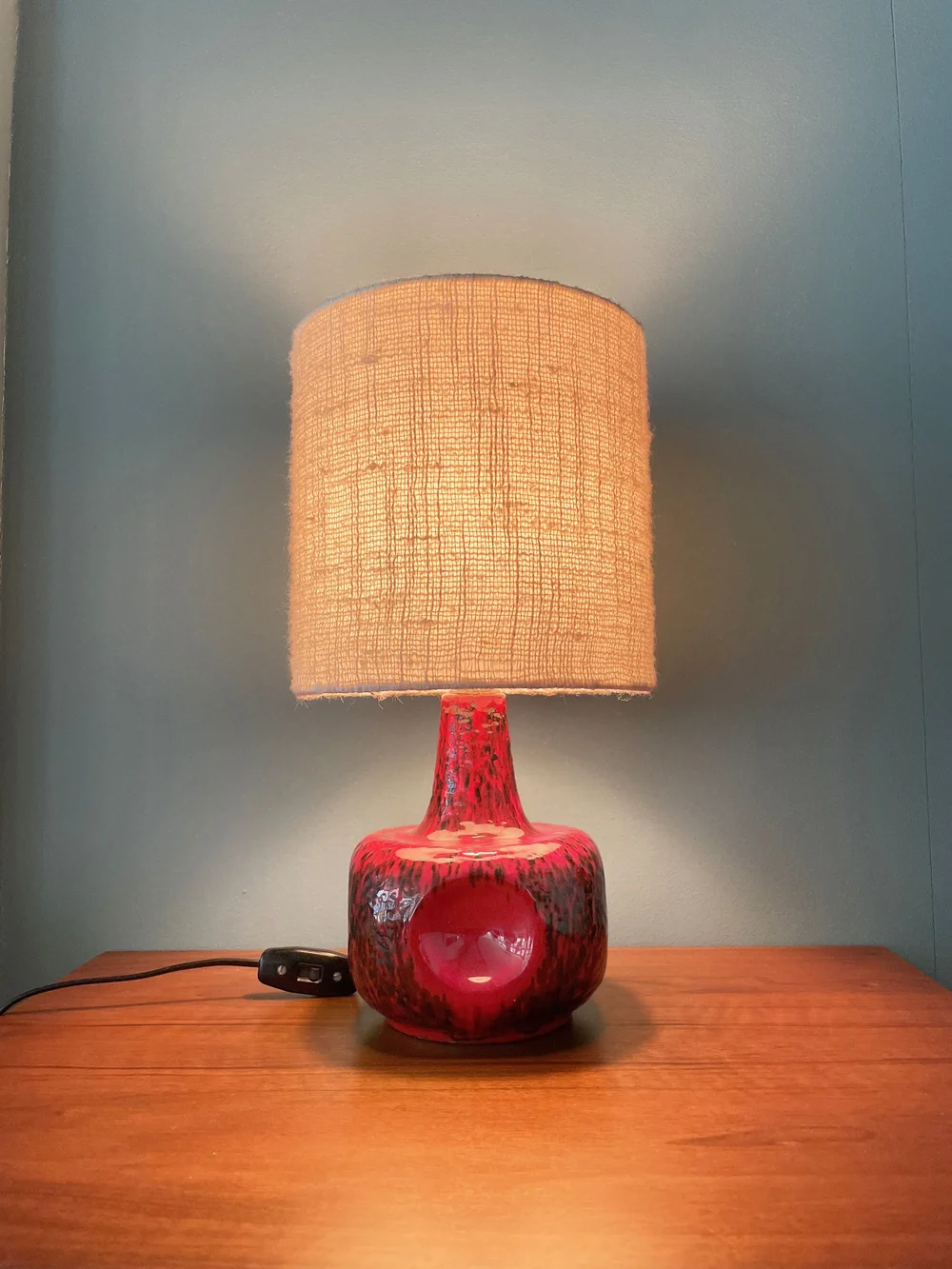 1960's Swiss Ceramic Table Lamp | Modern Era - Vintage Möbel + Design
