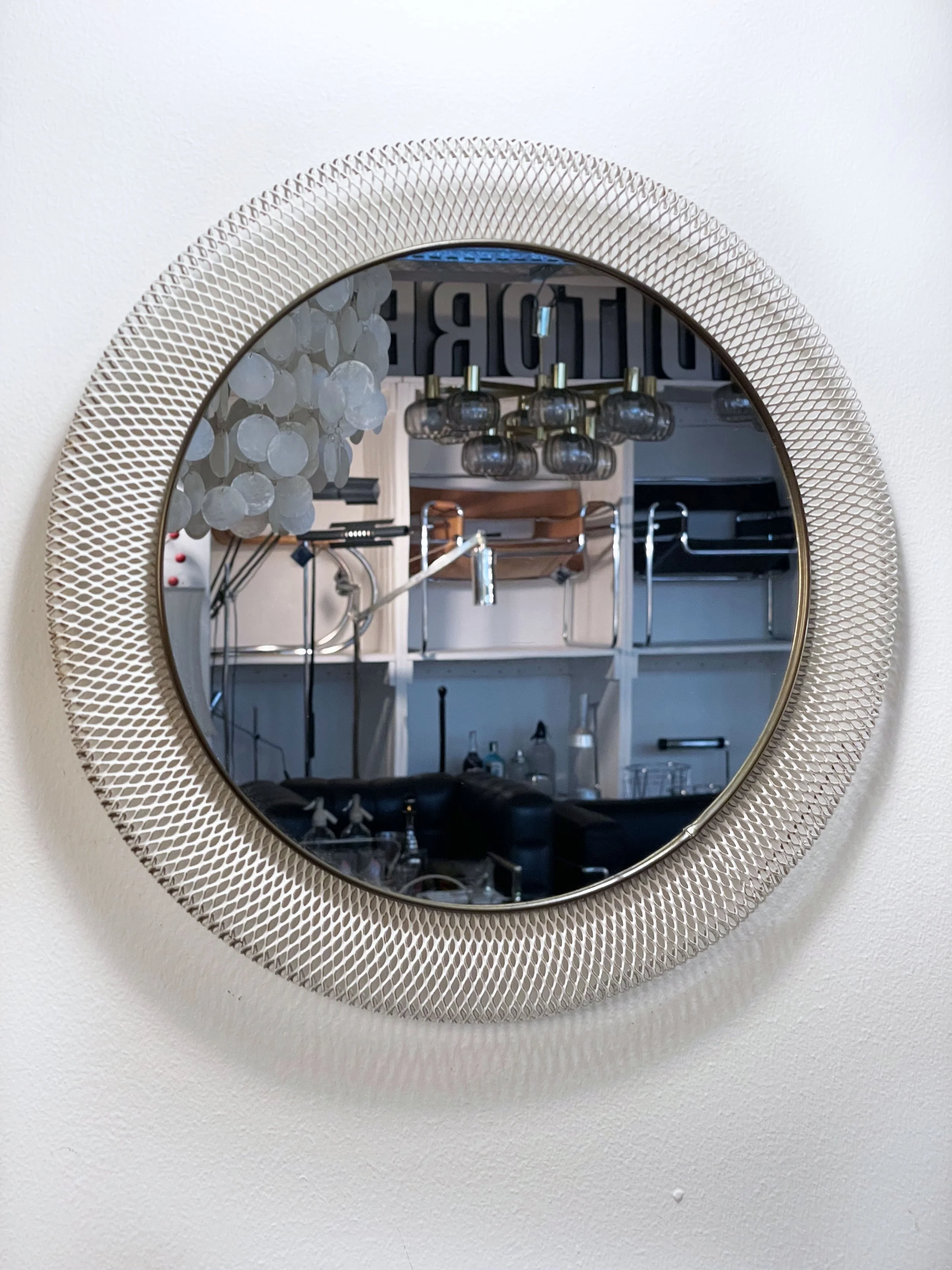 1950's Wall Mirror ‘Vereinigten Werkstätten für Kunst im Handwerk, München’