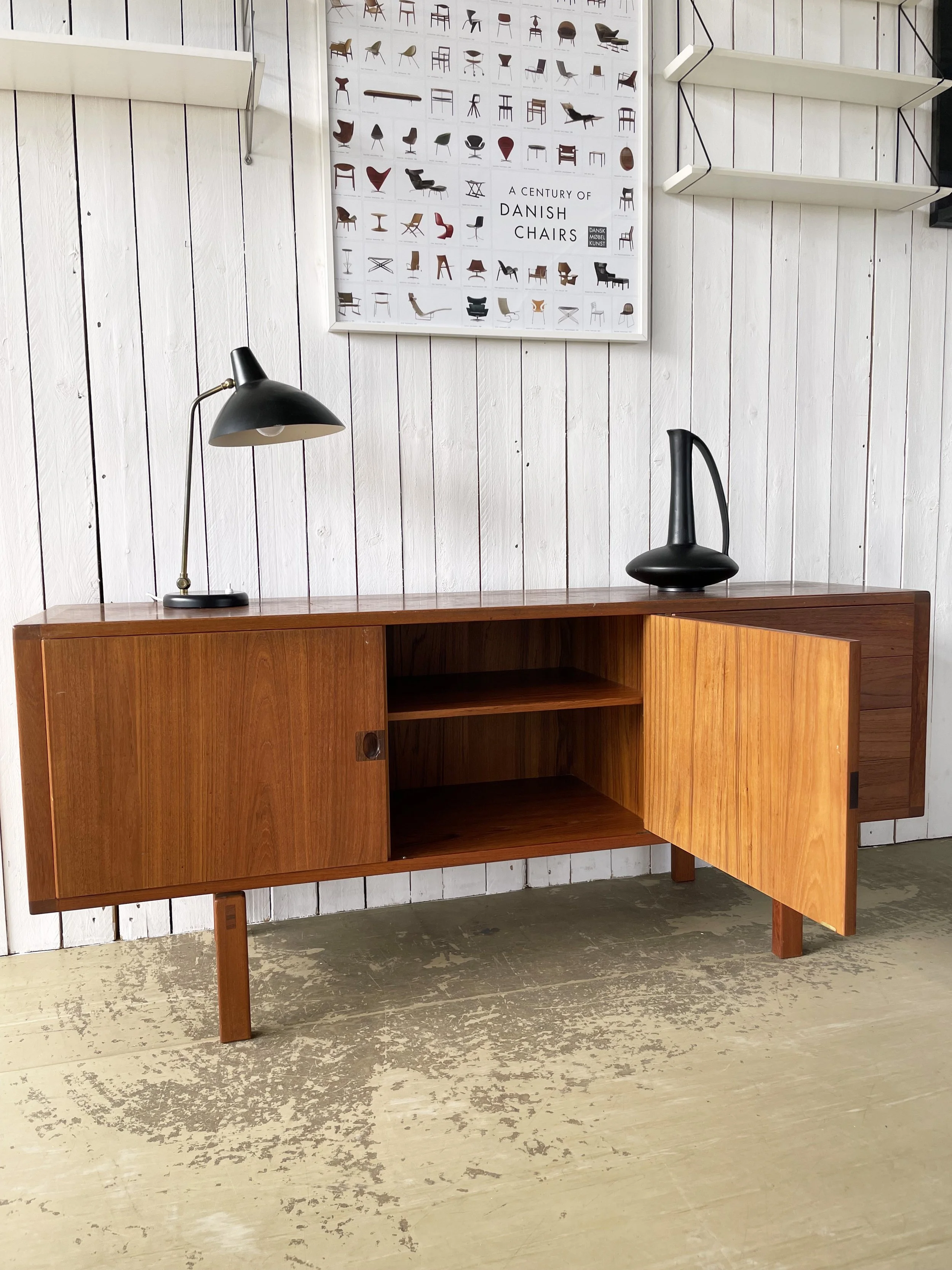 Schwedisches Teak Sideboard für Ulferts