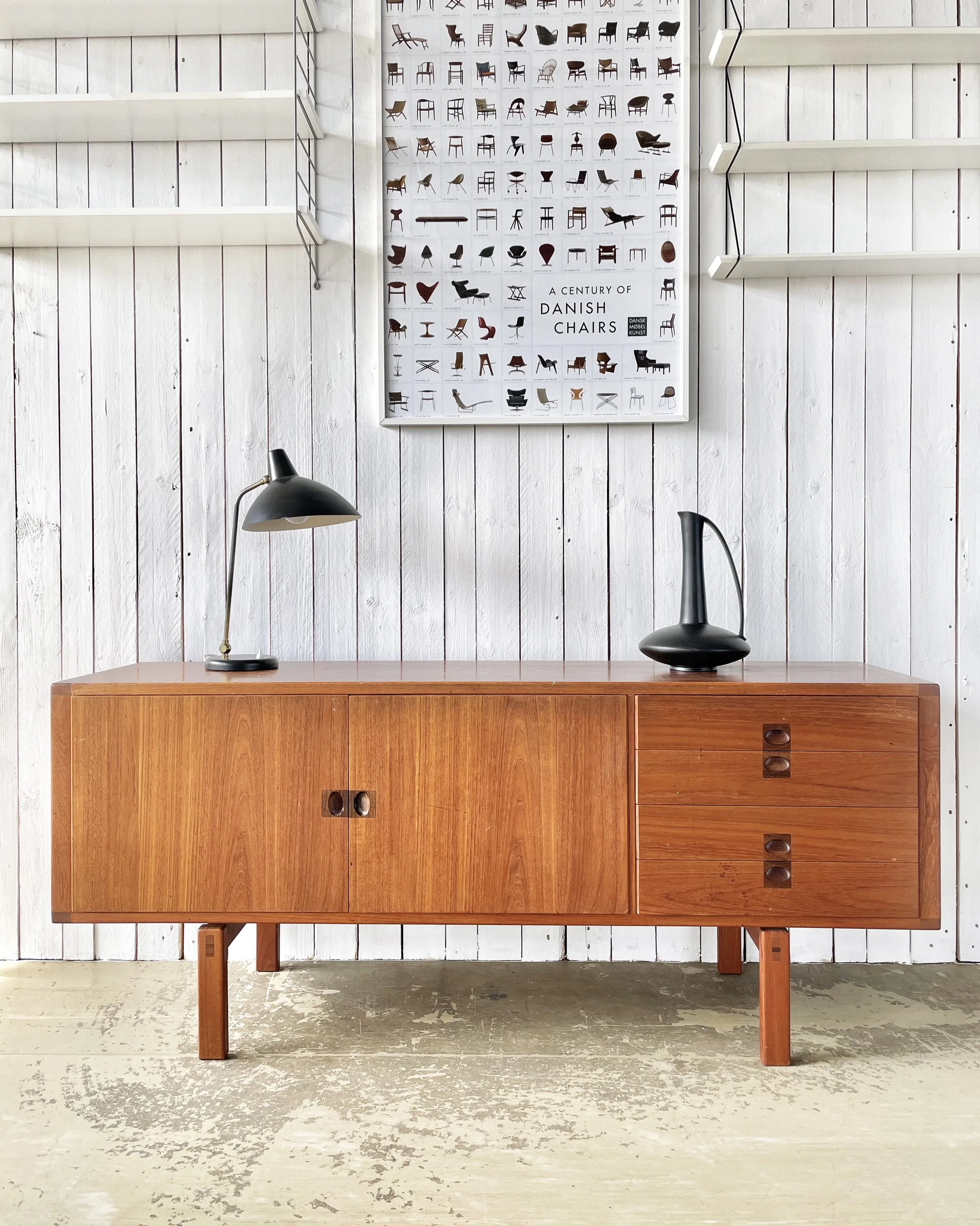 1960’s Teak 'Corona' Sideboard designed by Lennart Bender for Ulferts, Sweden