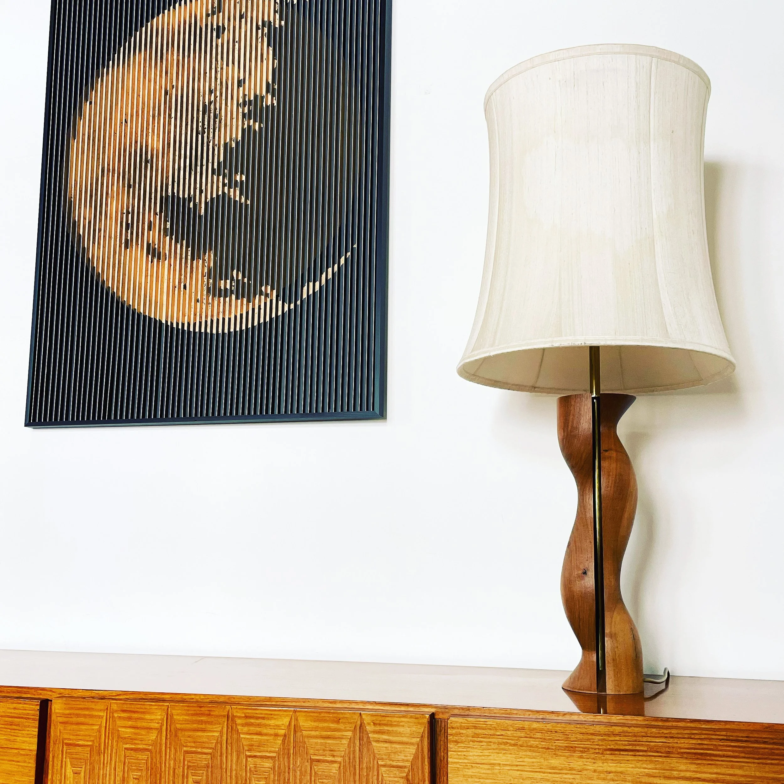 1960’s Teak & Brass Table Lamp