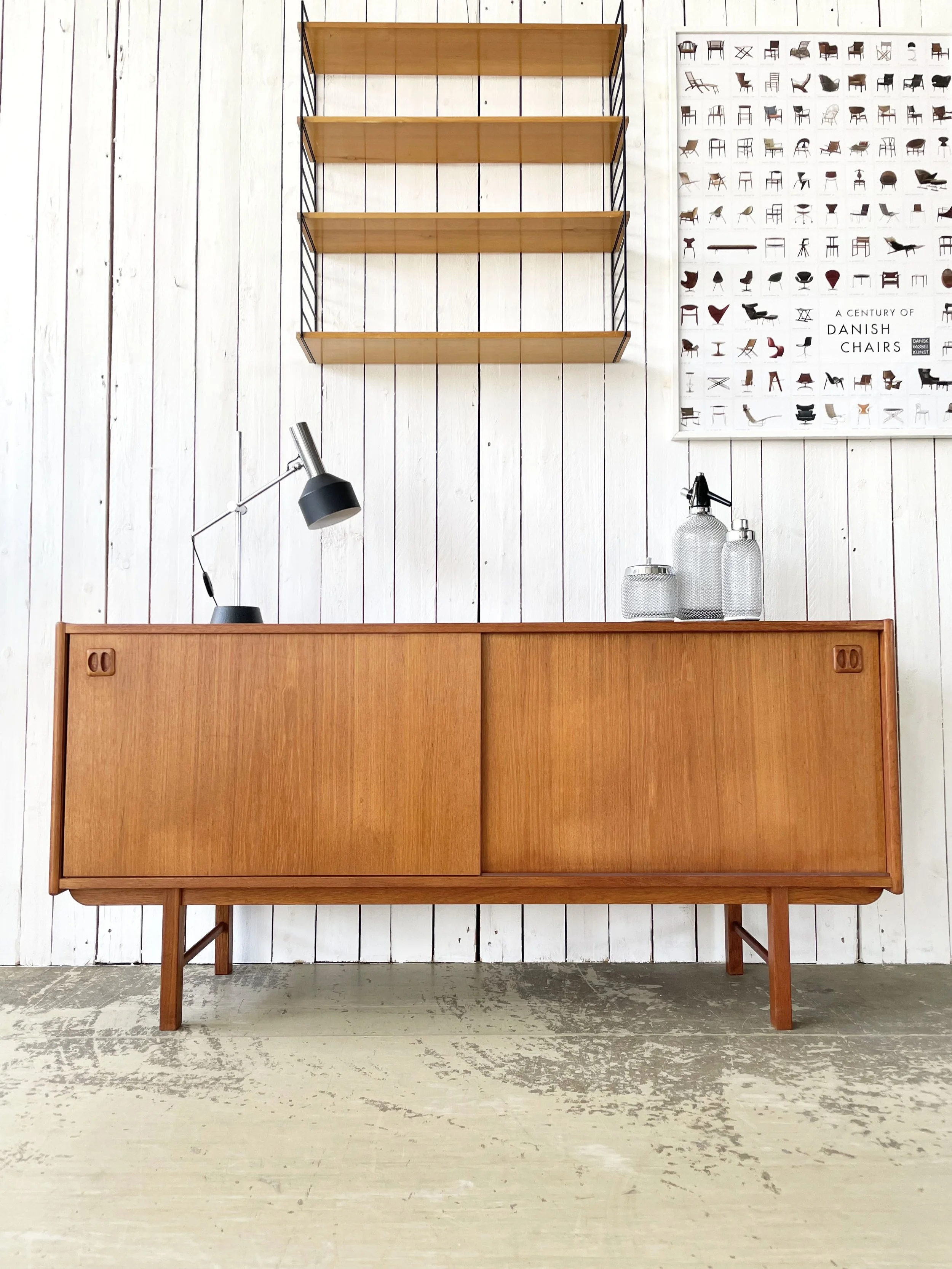 1960’s Scandinavian Teak Sideboard / Credenza