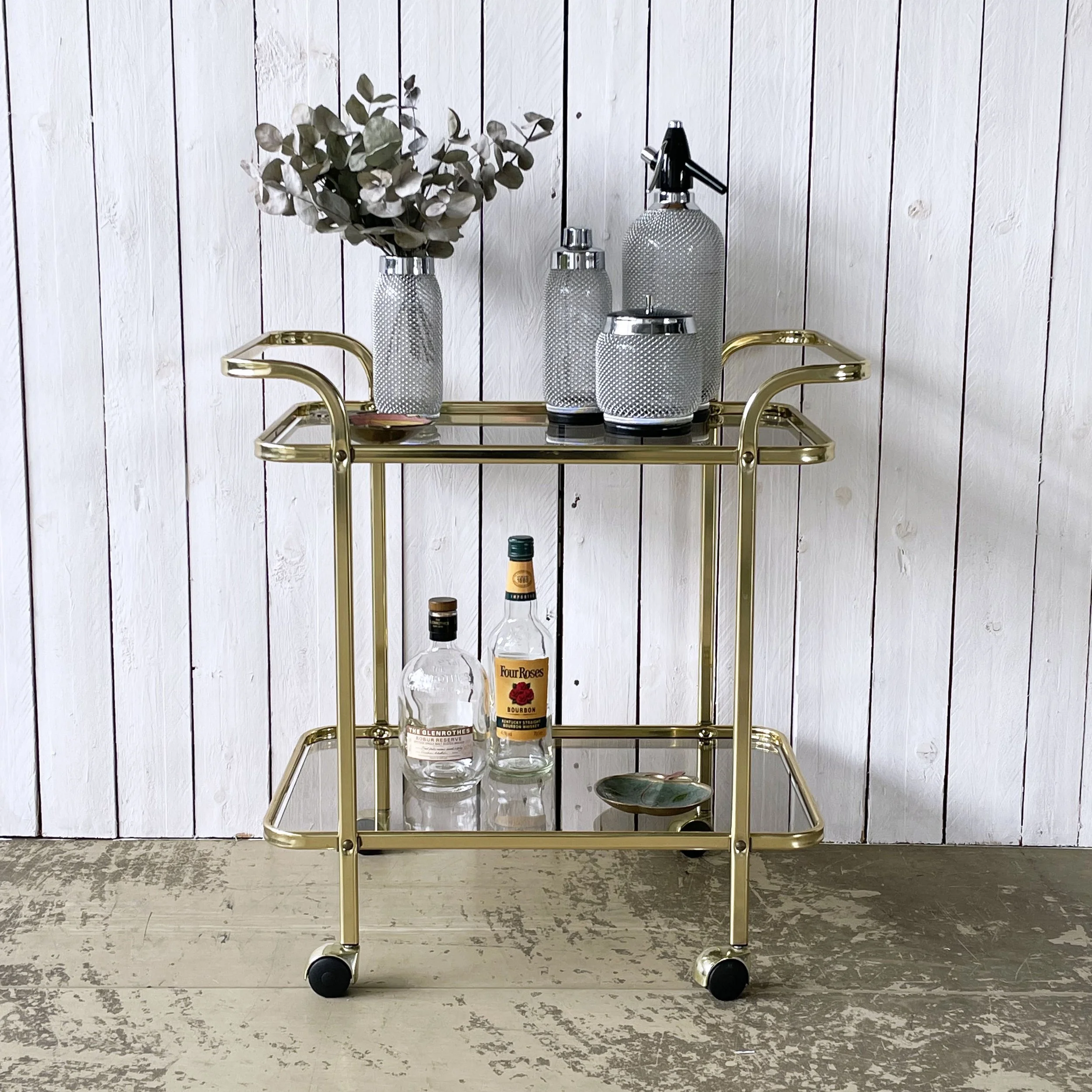 Vintage Drinks Trolley / Bar Cart