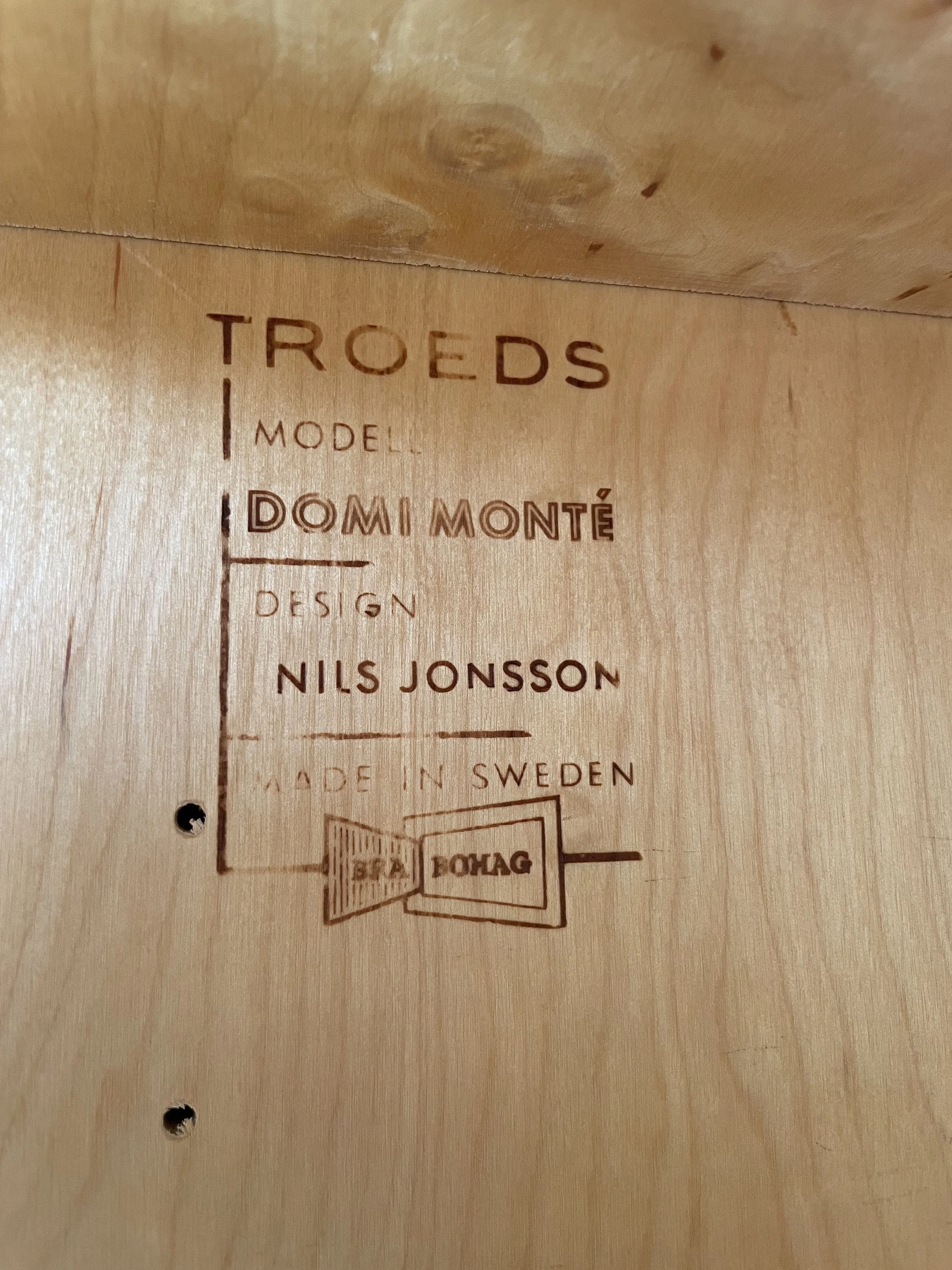 Schwedisches Teak Sideboard von Nils Jonsson