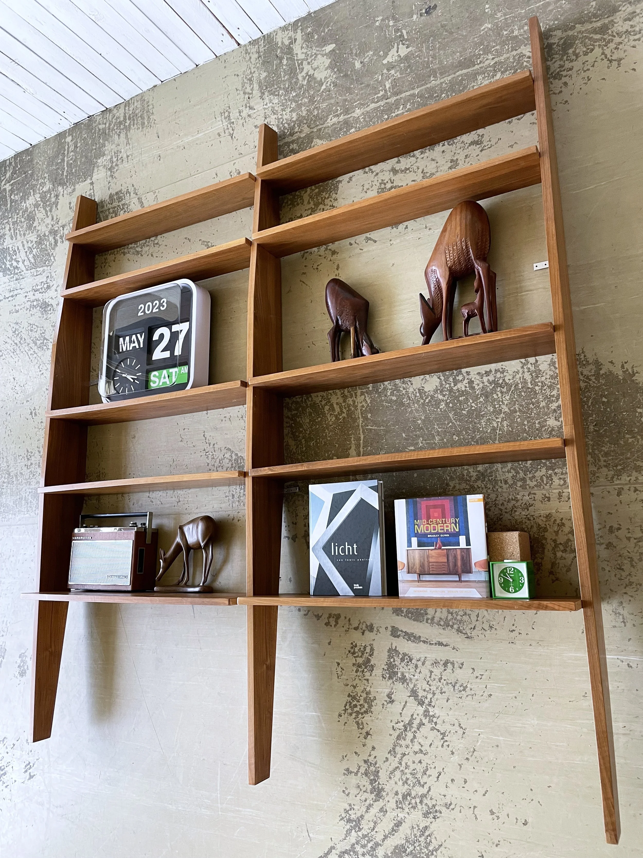 1960’s Dieter Wäckerlin wall shelving system