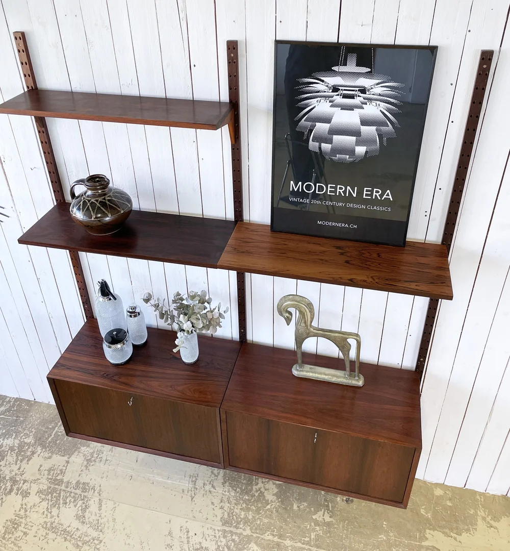1960's Poul Cadovius rosewood shelving system | Modern Era