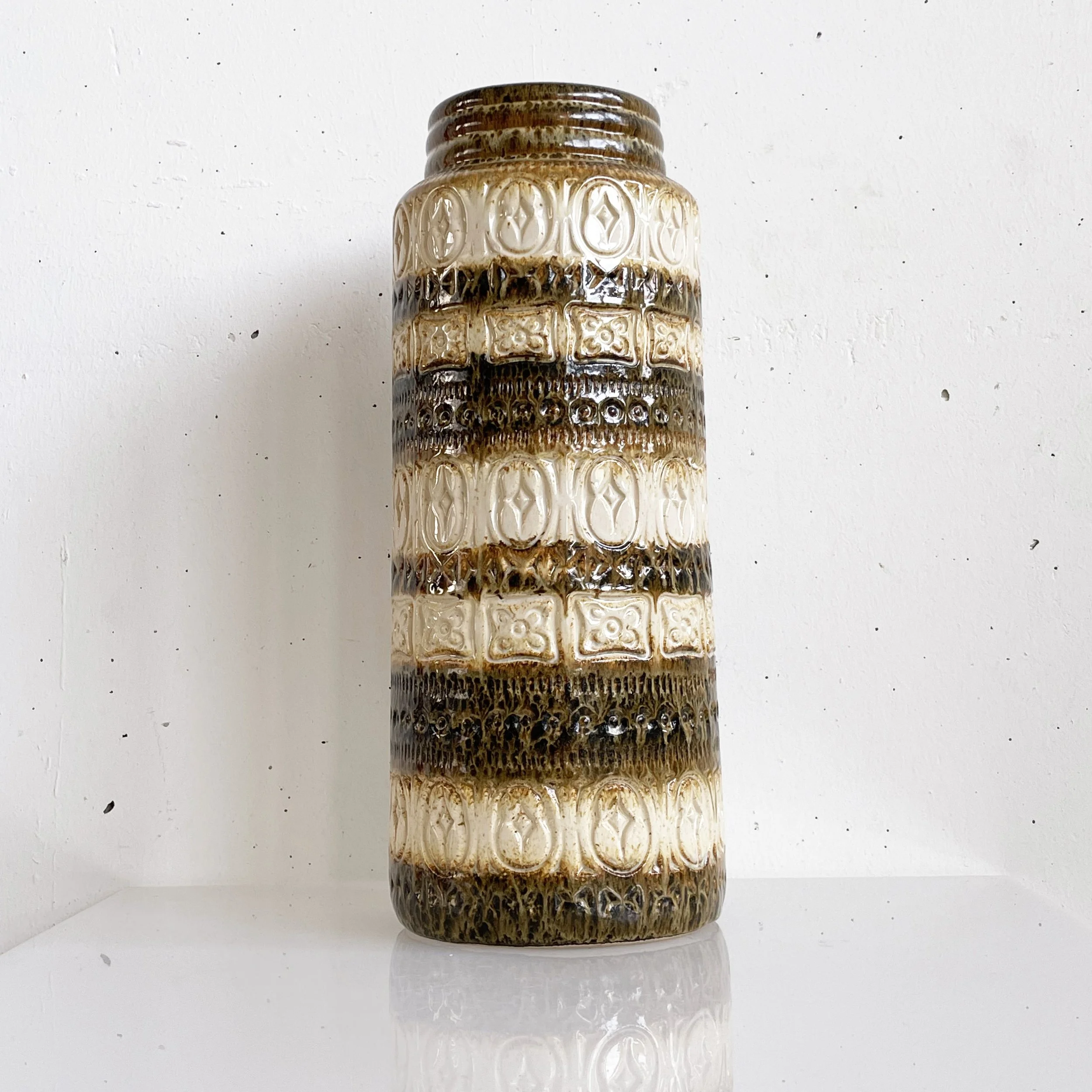 1960's Scheurich West German Ceramic Vase
