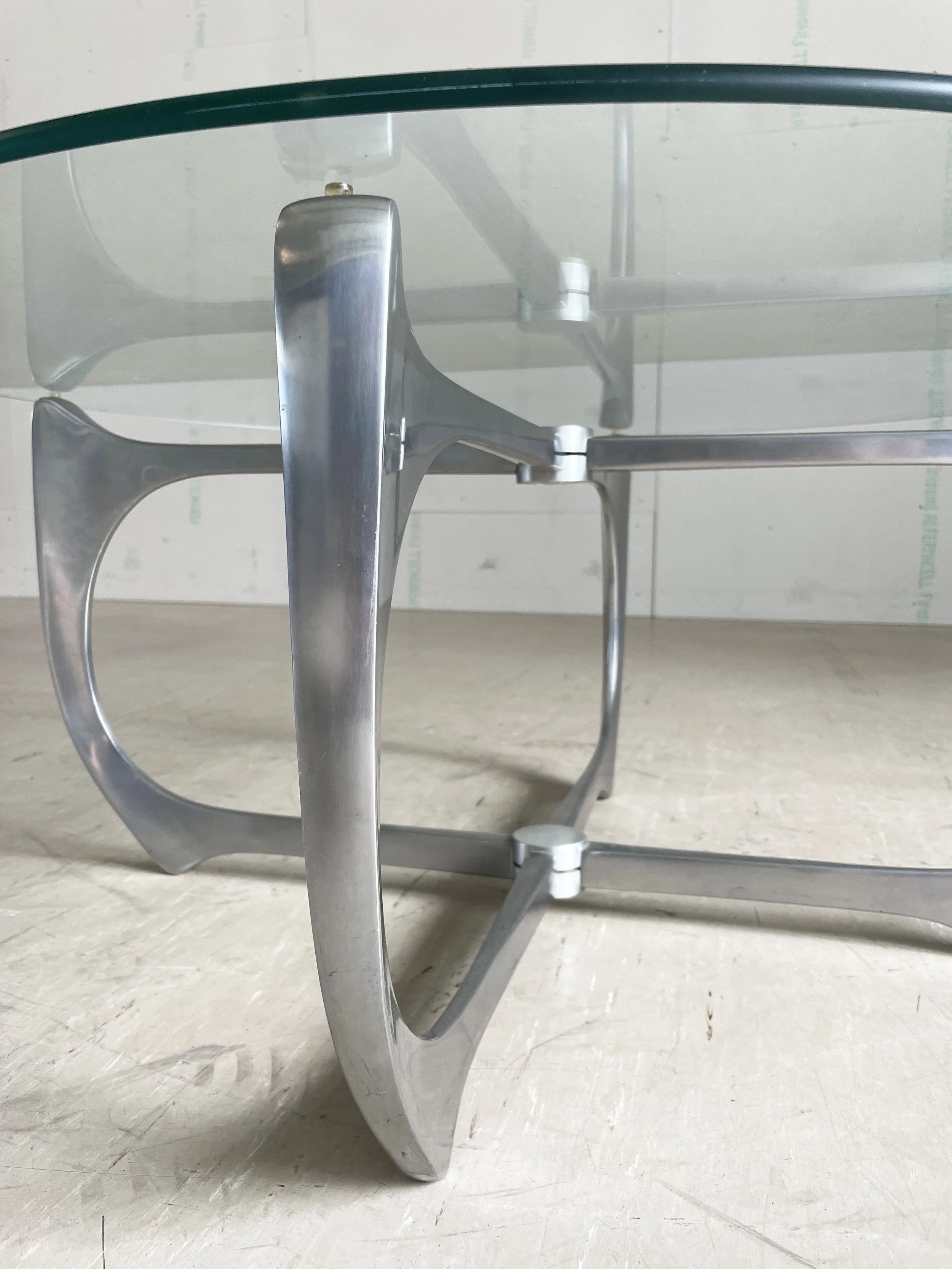 Knut Hesterberg Glas Salontisch / Coffee Table