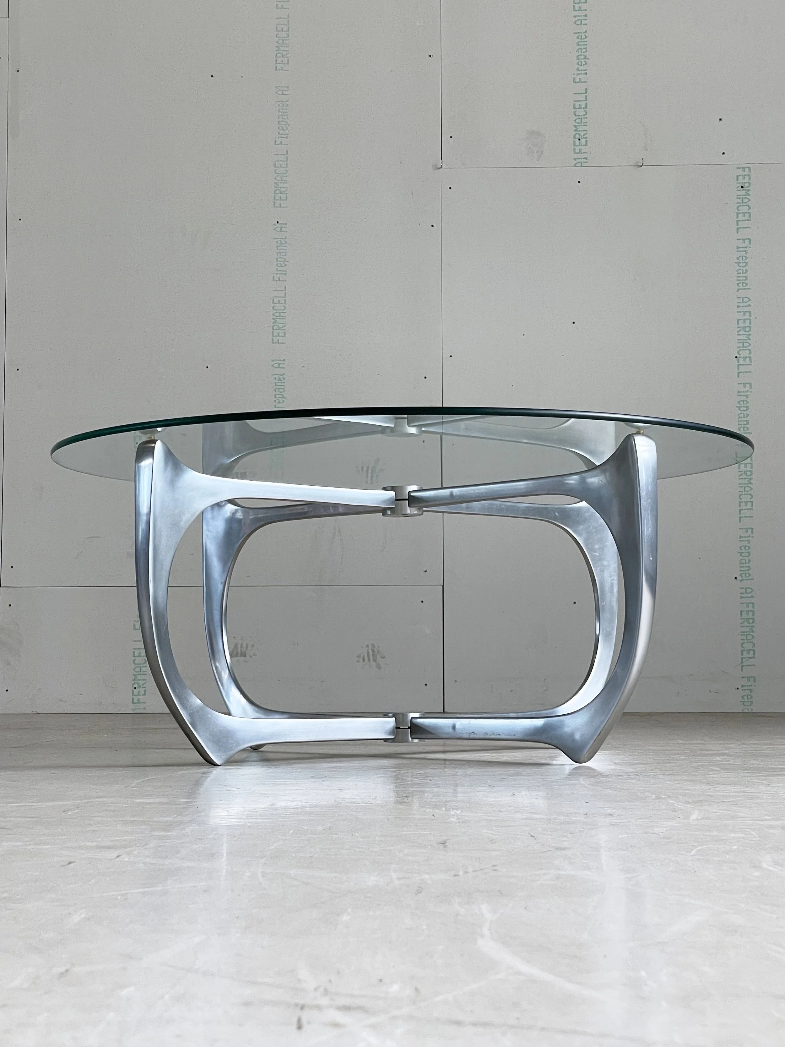 Knut Hesterberg Glas Salontisch / Coffee Table