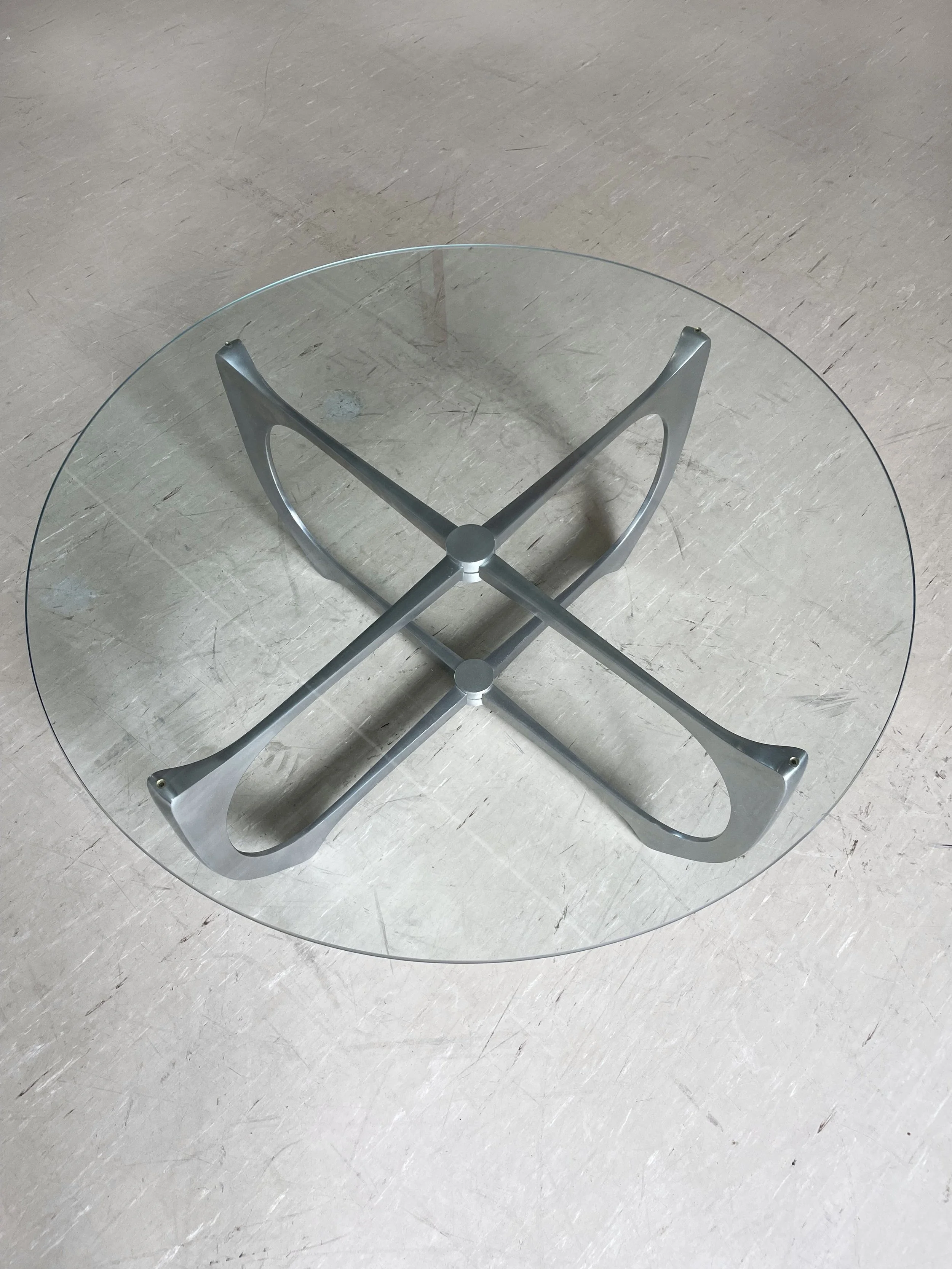 Knut Hesterberg Glas Salontisch / Coffee Table