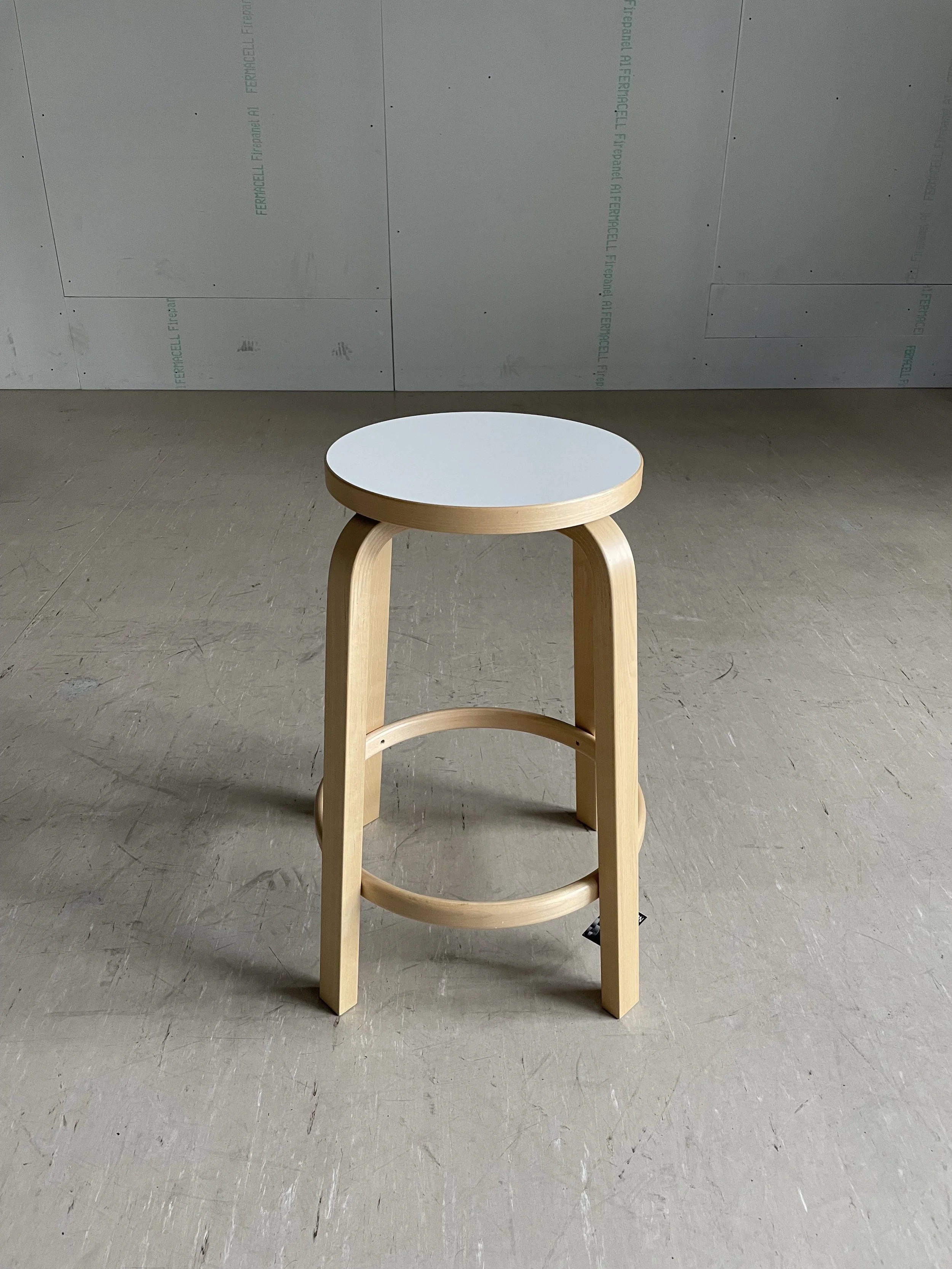 Artek Stool 64 designed by Alvar Aalto, 1935
