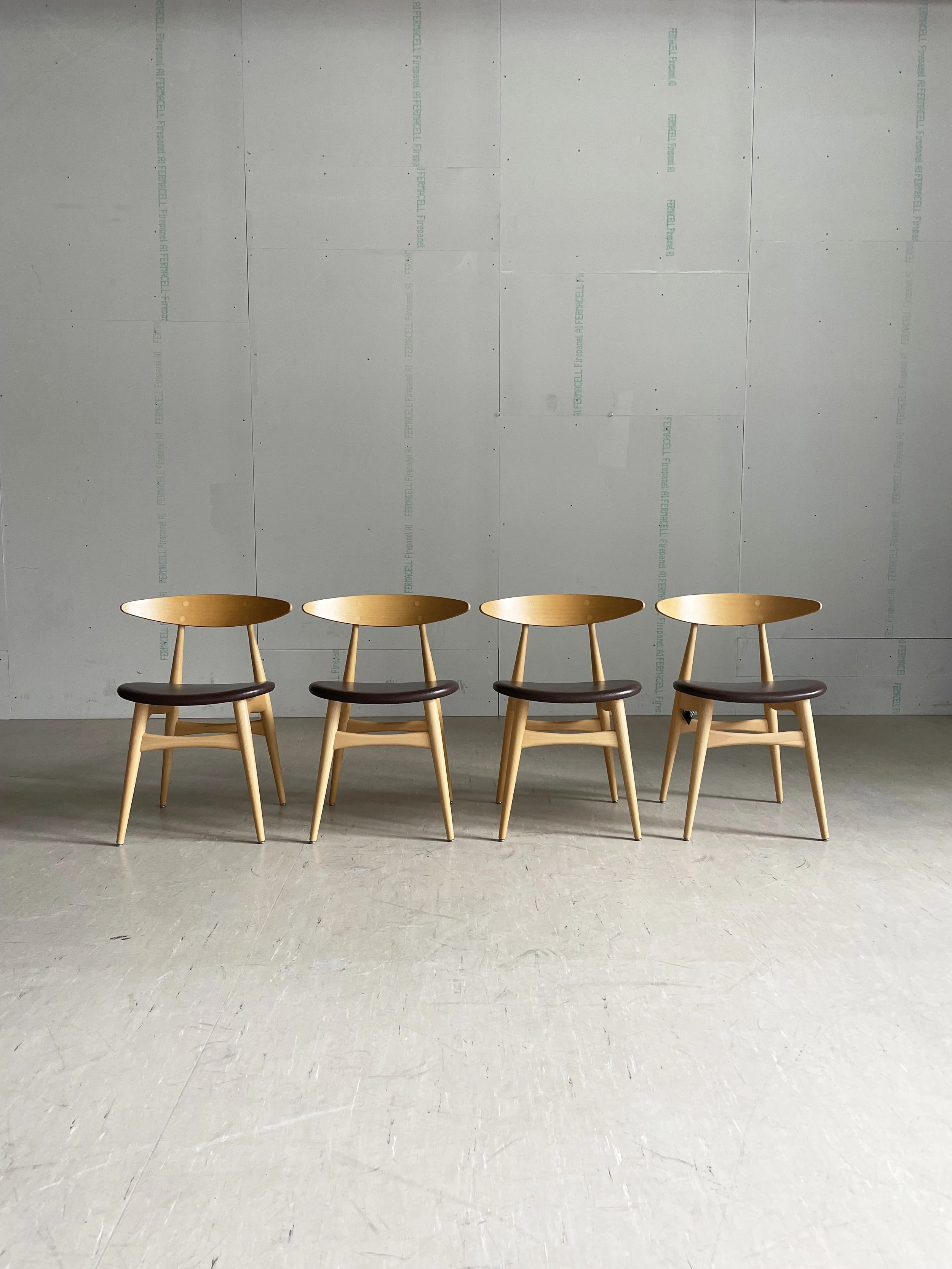 Carl Hansen - CH33 P - Hans J. Wegner (Set of 4 )
