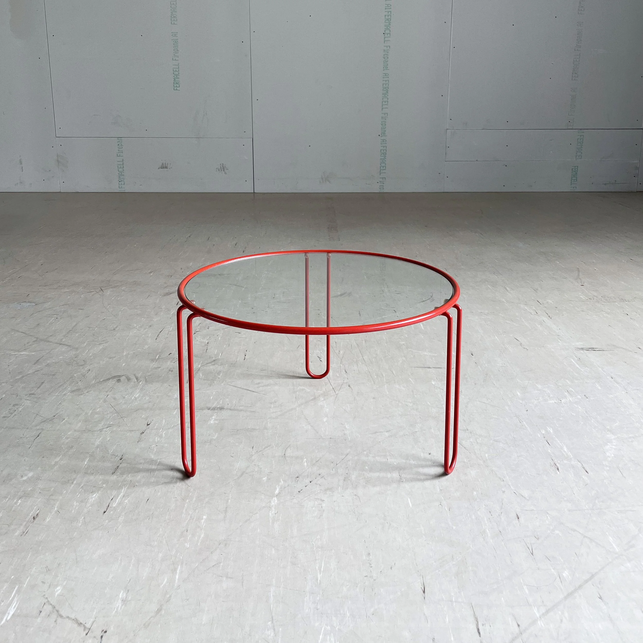 Italian Glass & Chrome Nesting Tables.1.JPG