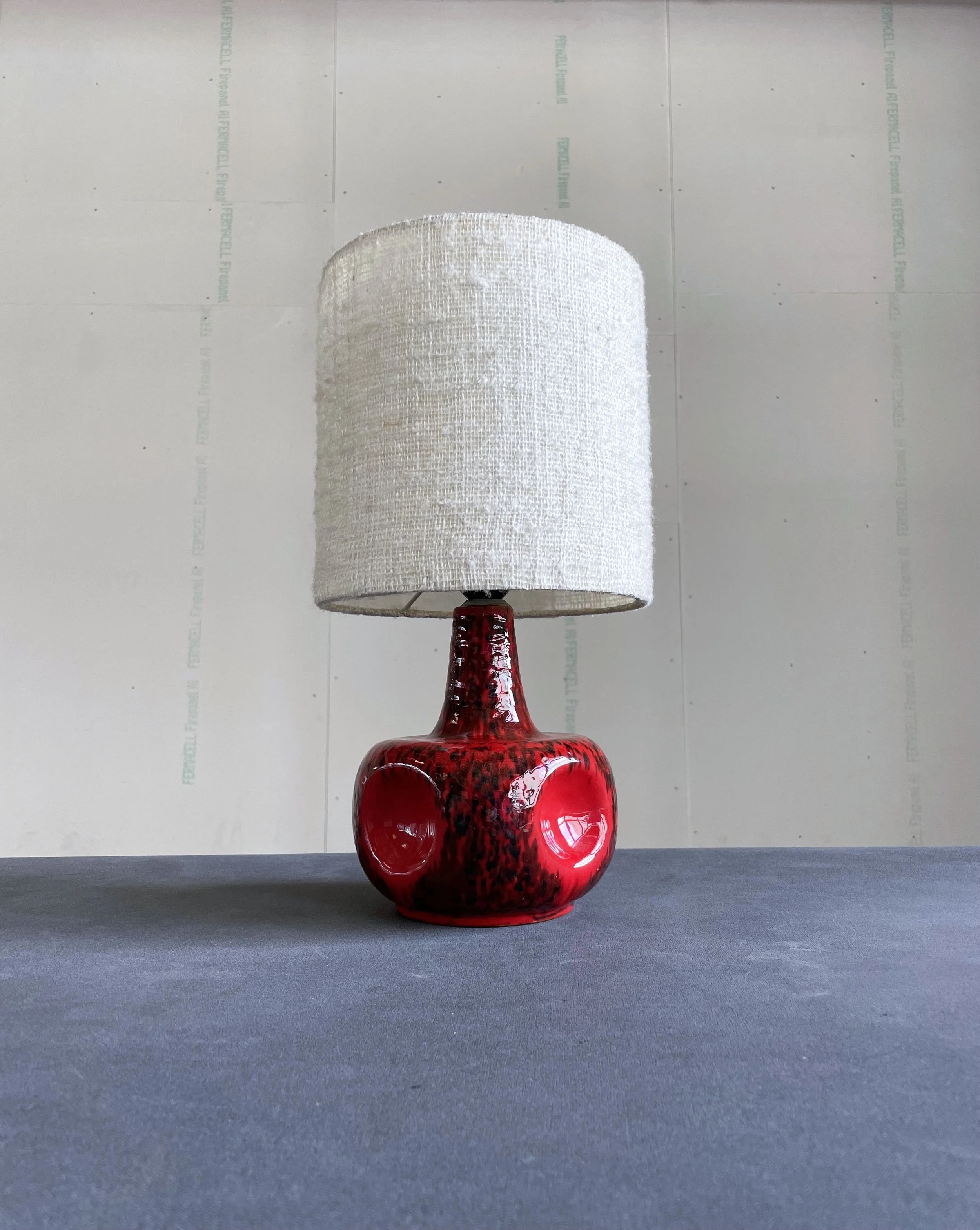 1960's Swiss Ceramic Table Lamp