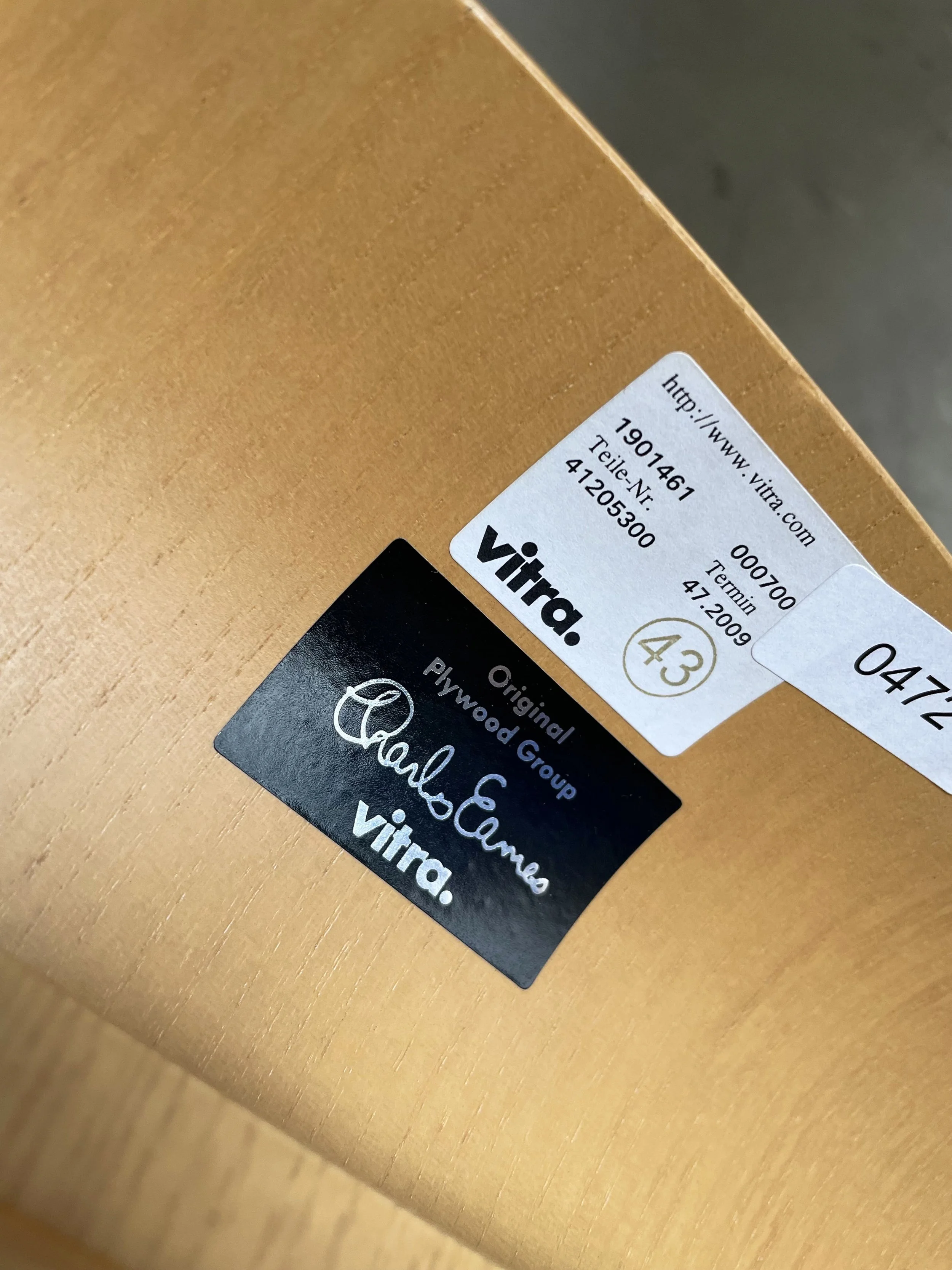 Eames DCW Plywood Dining Chair  - Vitra