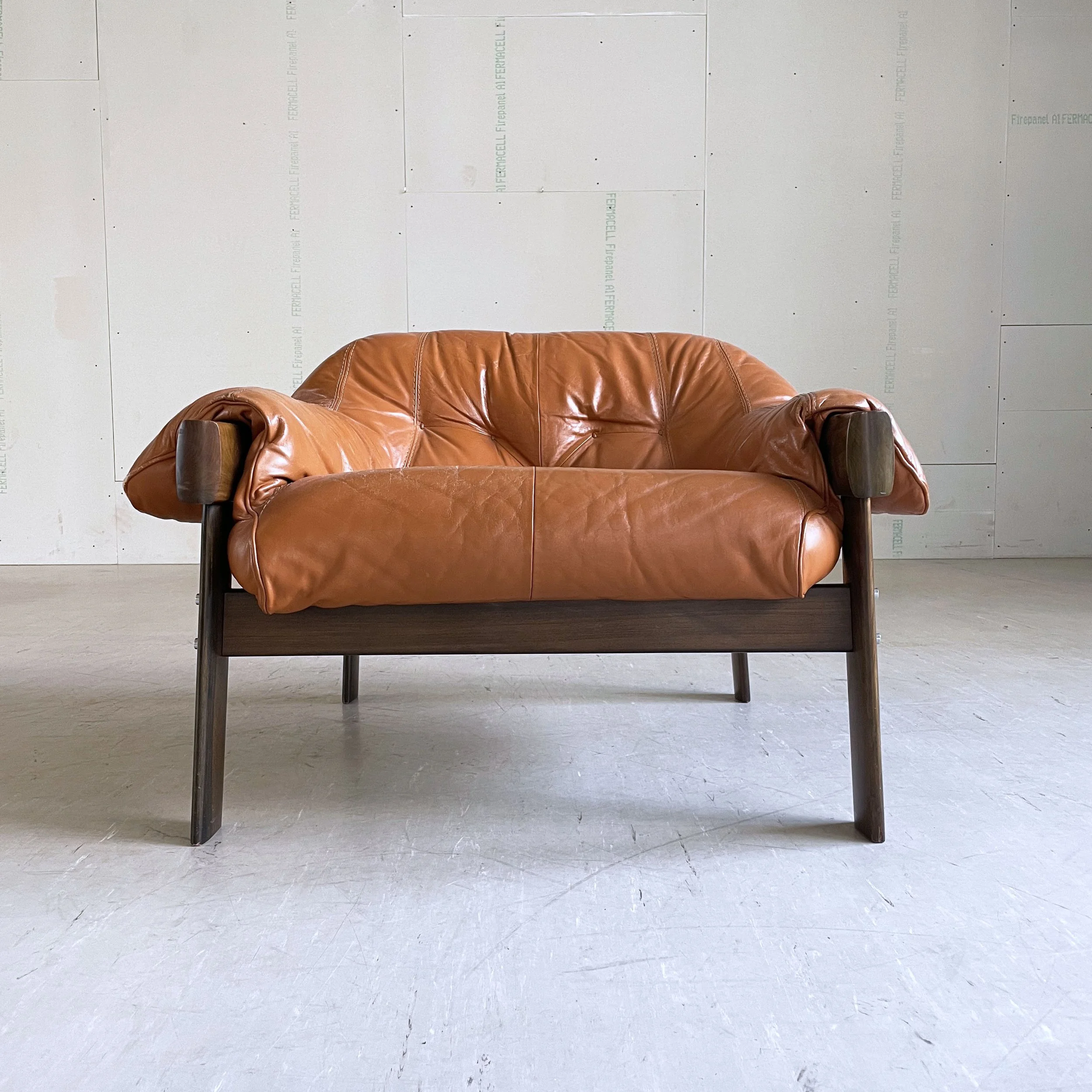Percival Lafer Leather Armchair