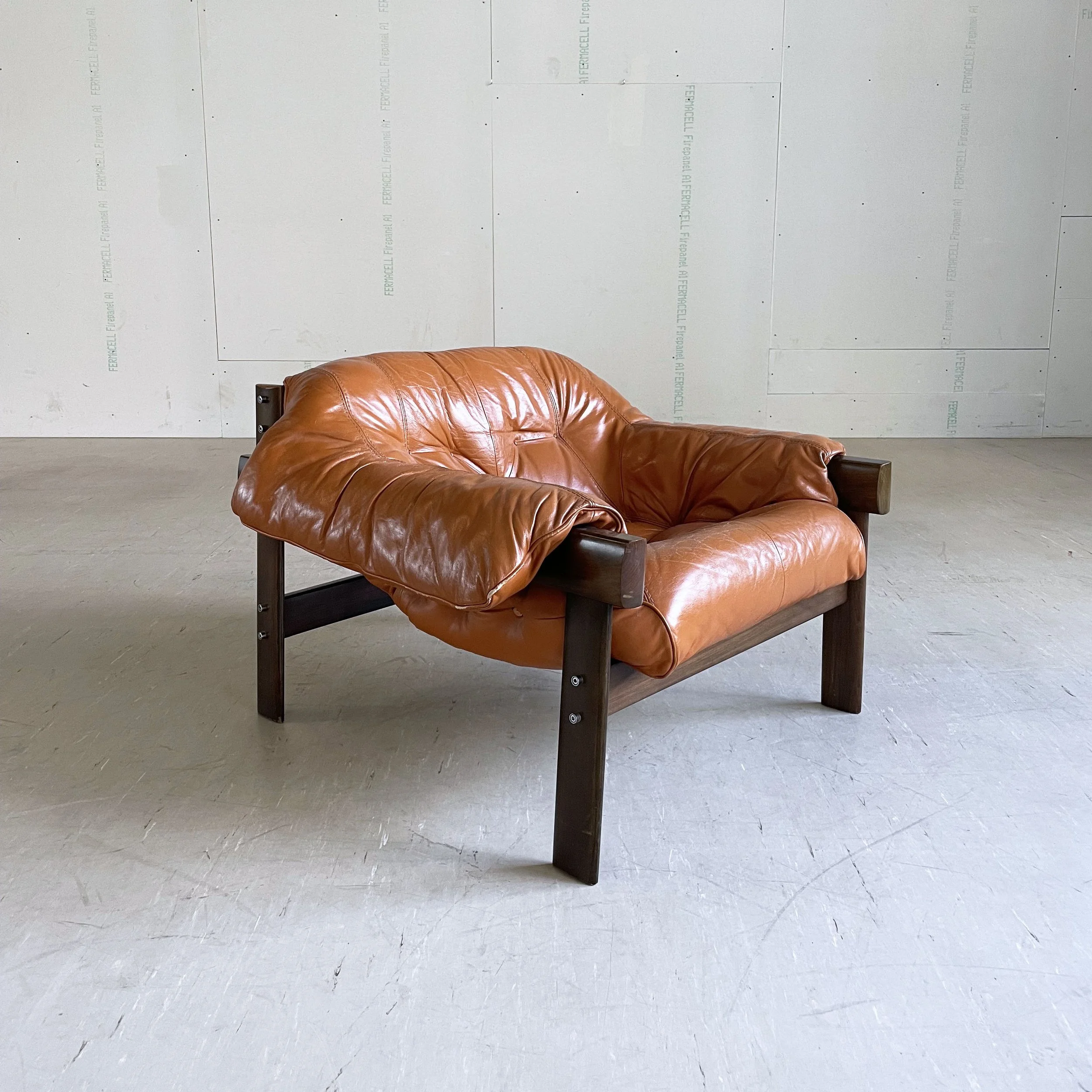 Percival Lafer Leather Armchair