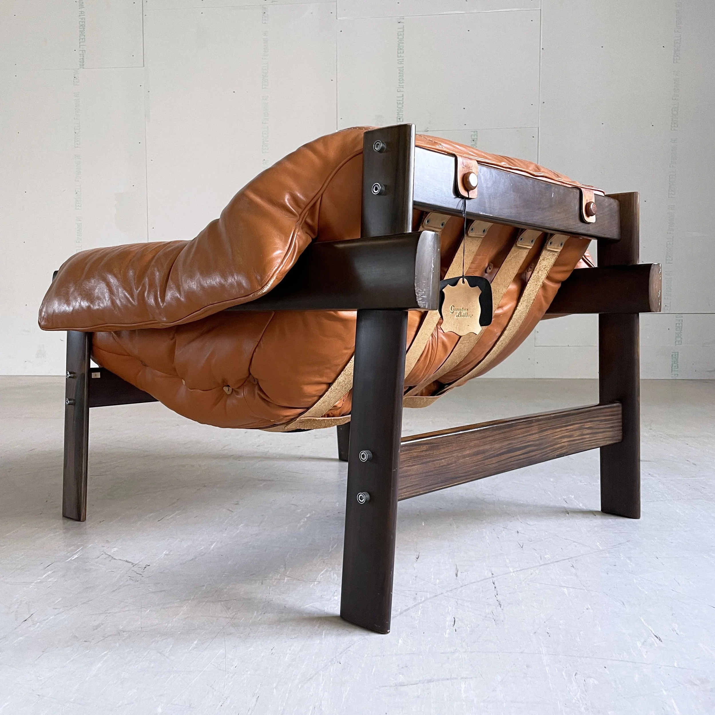Percival Lafer Leather Armchair