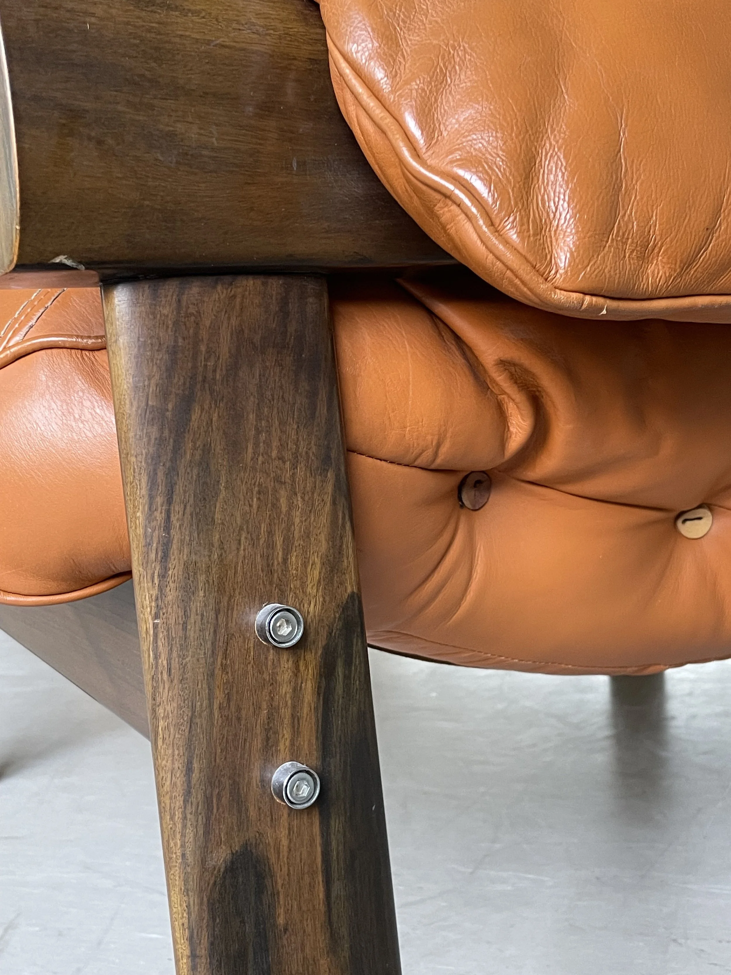 Percival Lafer Leather Armchair