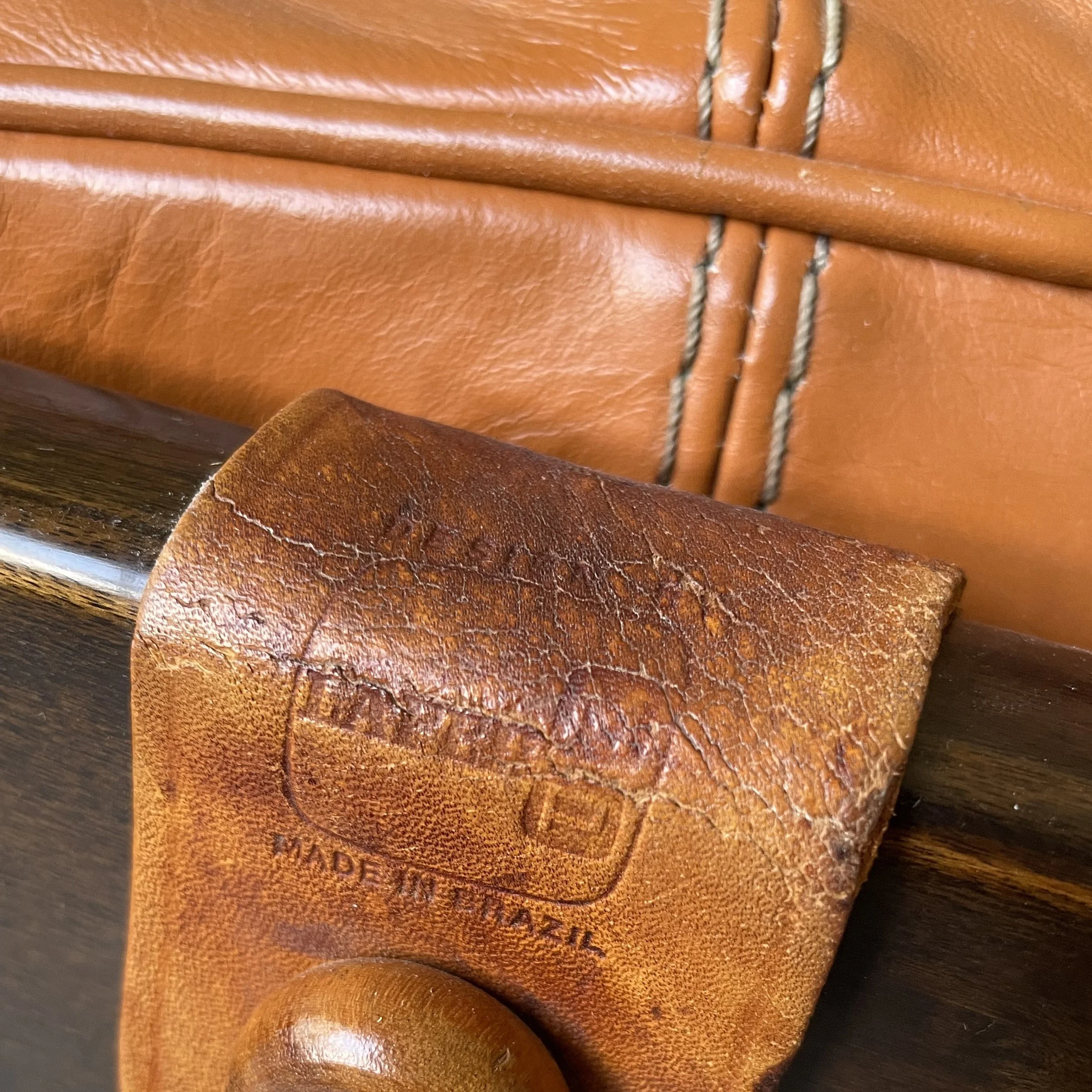 Percival Lafer Leather Armchair.10.JPG
