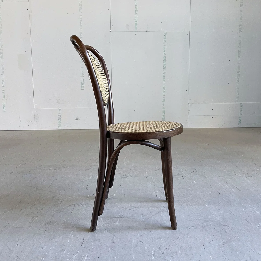ZMP Radomsko 'Thonet' Bentwood Coffee House Chair with canework