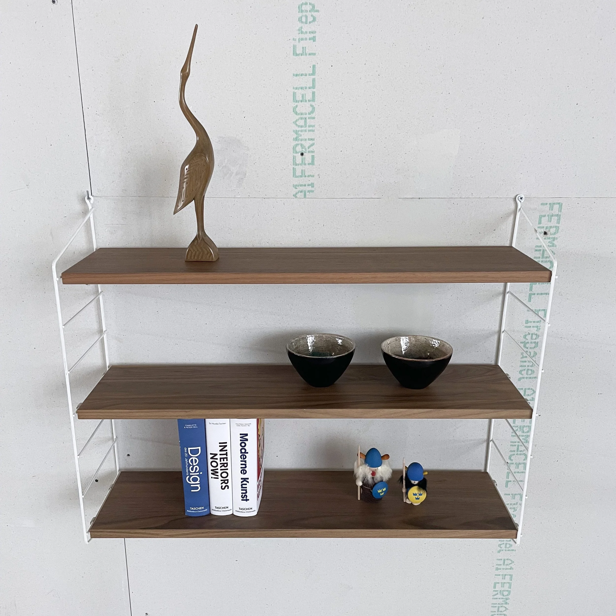 String Modular Wall Shelf - Walnut