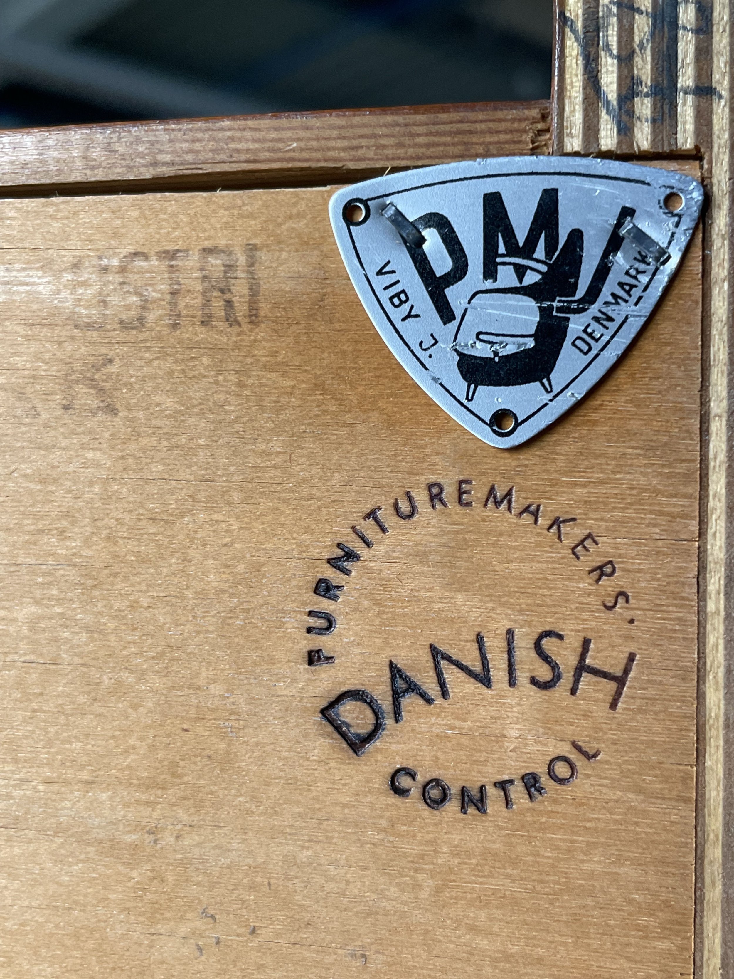 Dänischer Teak Sekretär von Poul Jenssen