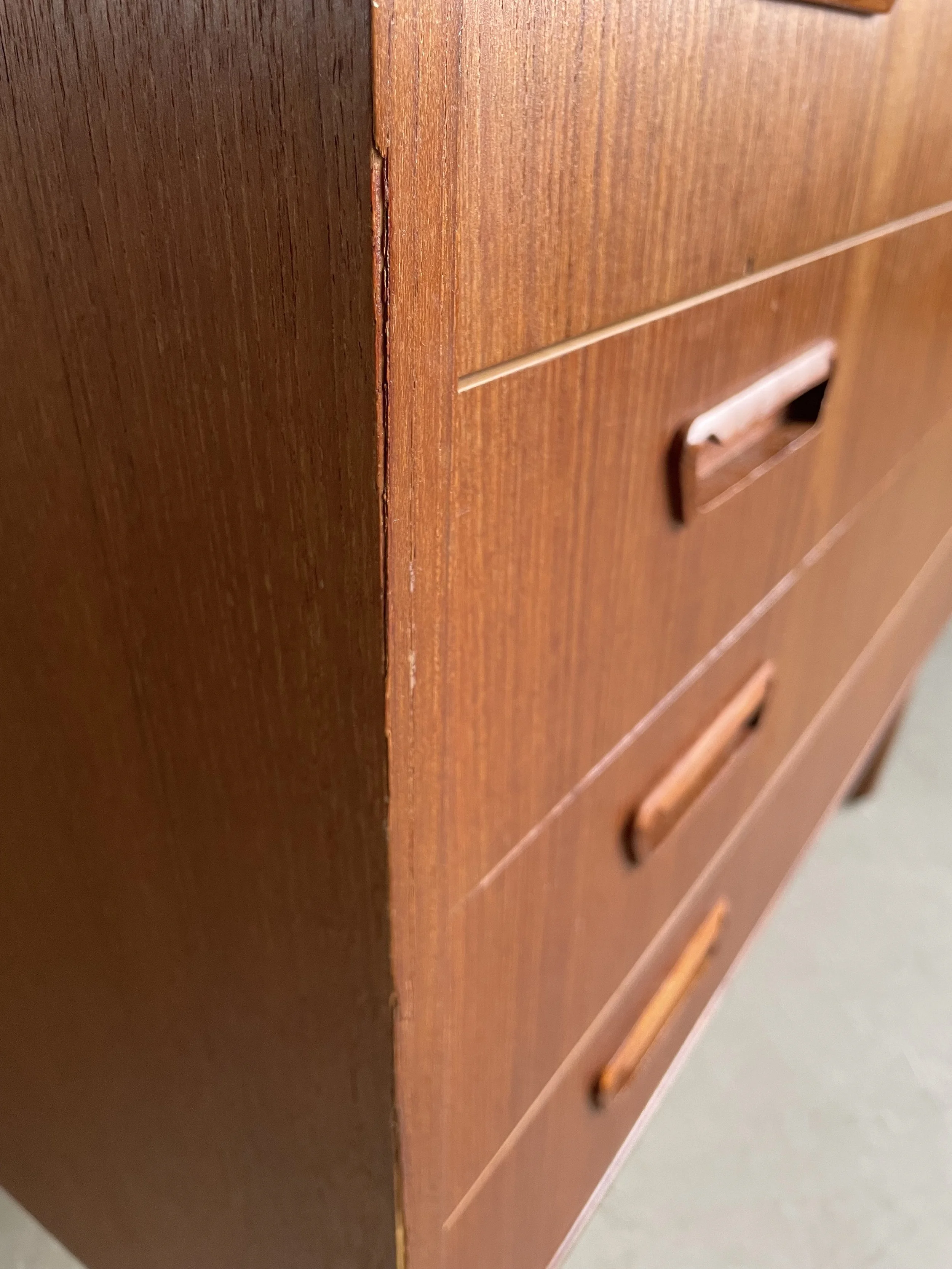 Dänischer Teak Sekretär von Poul Jenssen