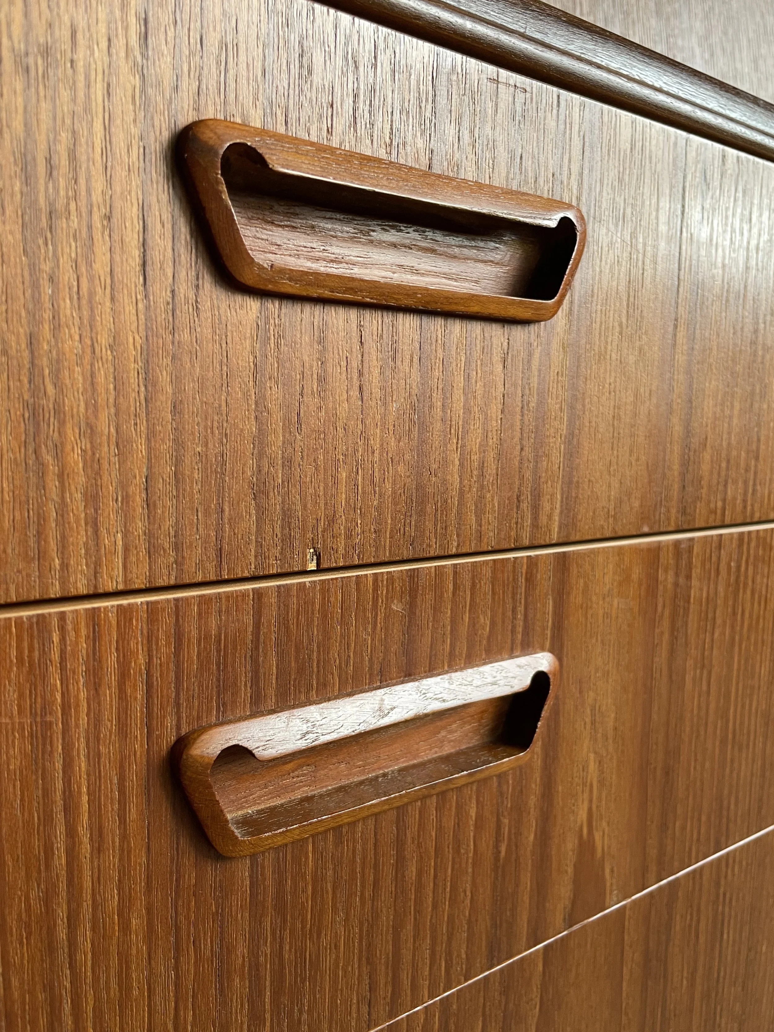 Dänischer Teak Sekretär von Poul Jenssen