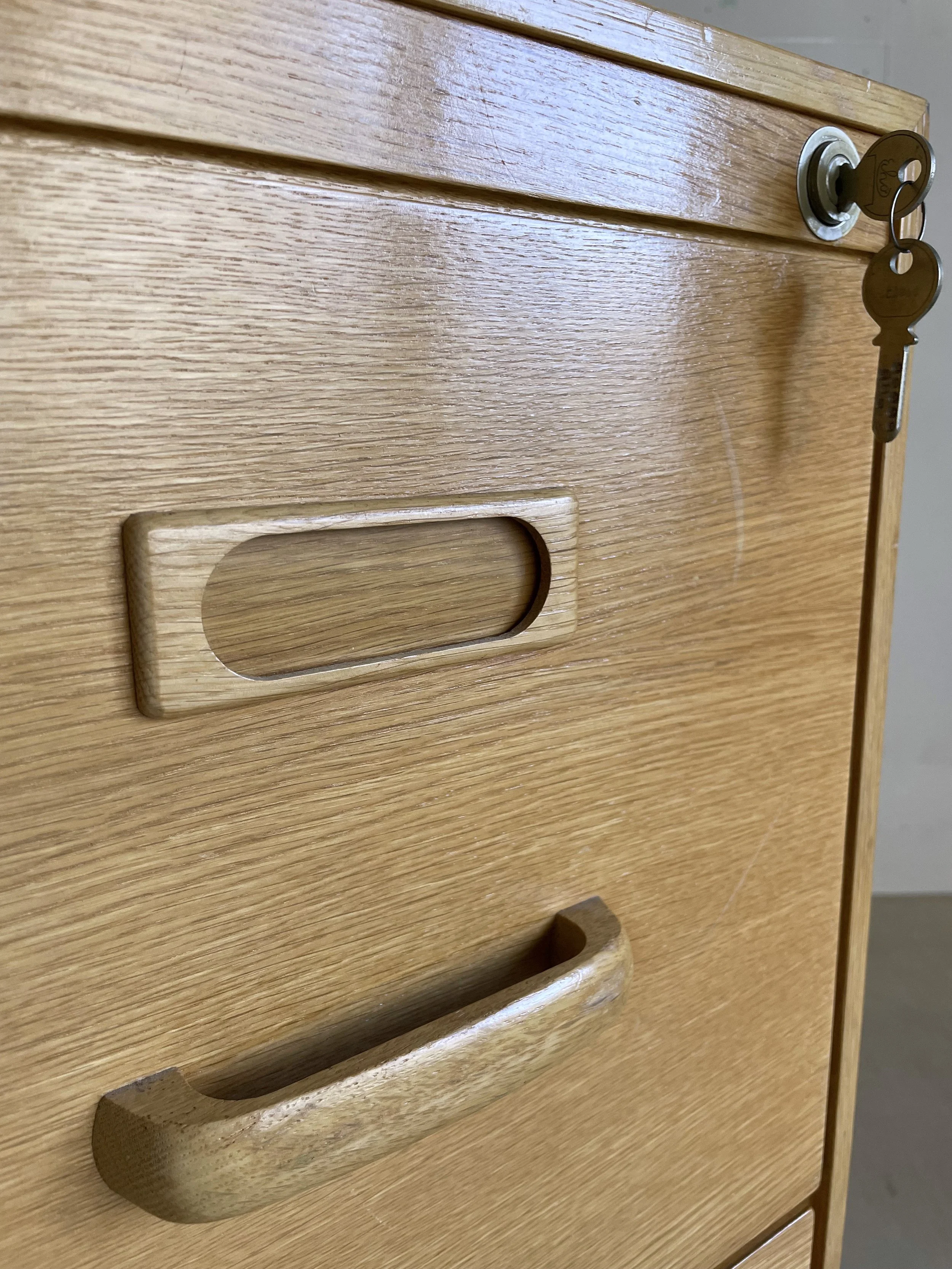 Industrial oak filing cabinet.6.JPG