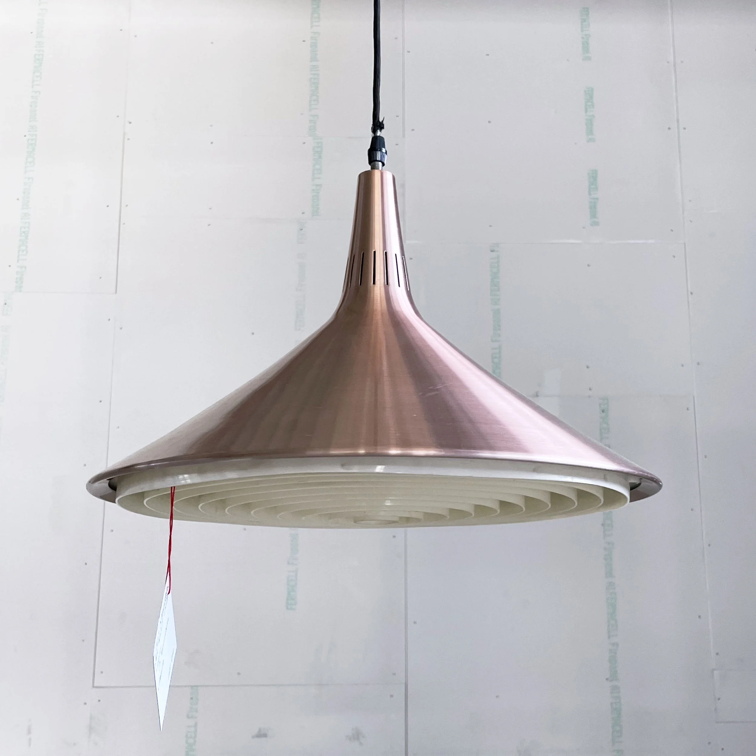 1960's Jo Hammerborg copper pendant lamp