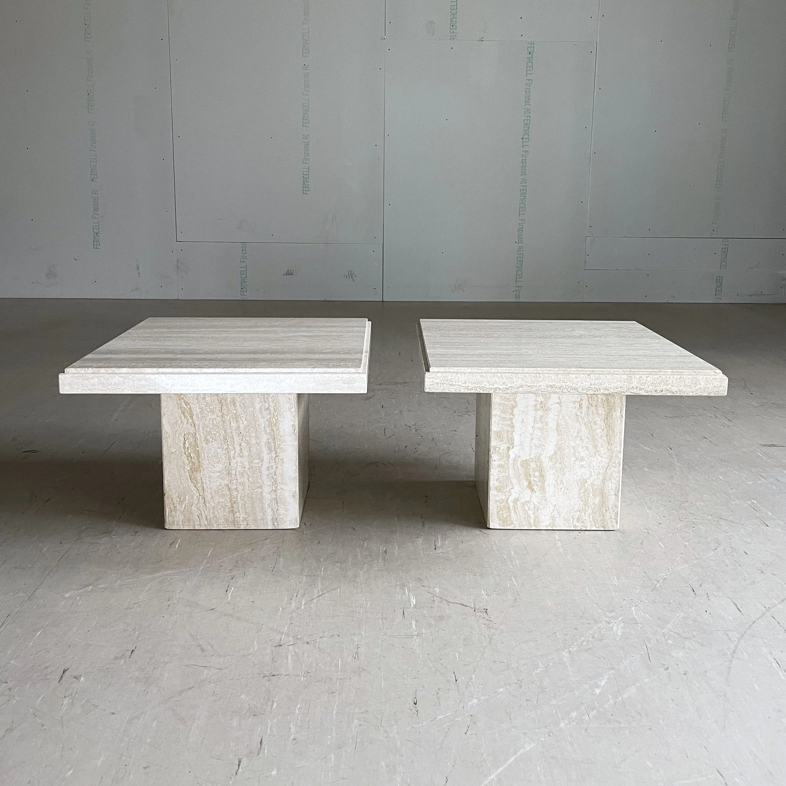 1970’s Italian Travertine Coffee Tables (1 of 2)
