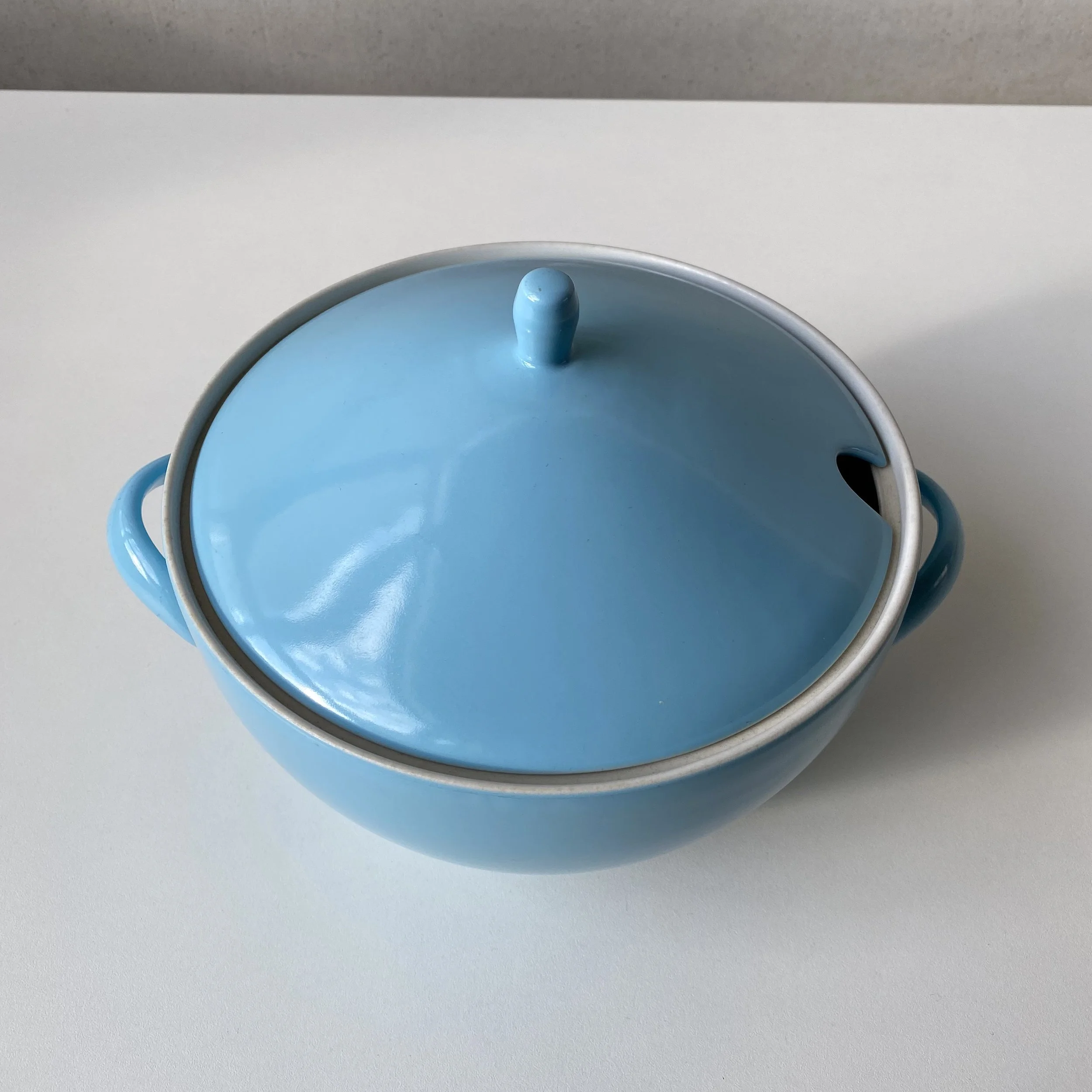 1950’s Rössler Ceramics Serving Terrine. Made in Switzerland. Baby Blue ...
