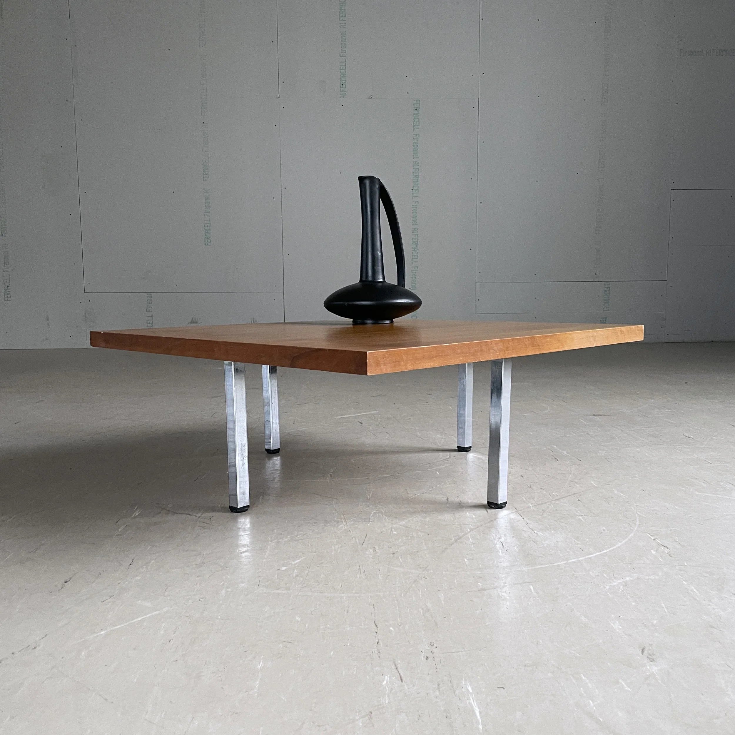 Beistelltisch Holz:Chrome.2.JPG