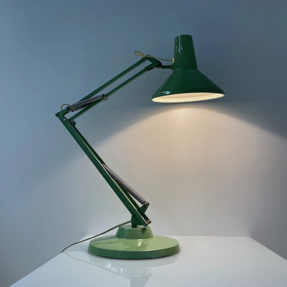 Lampe De Bureau Vintage Regent Allemagne - Pliante Réglable, Design Rétro
