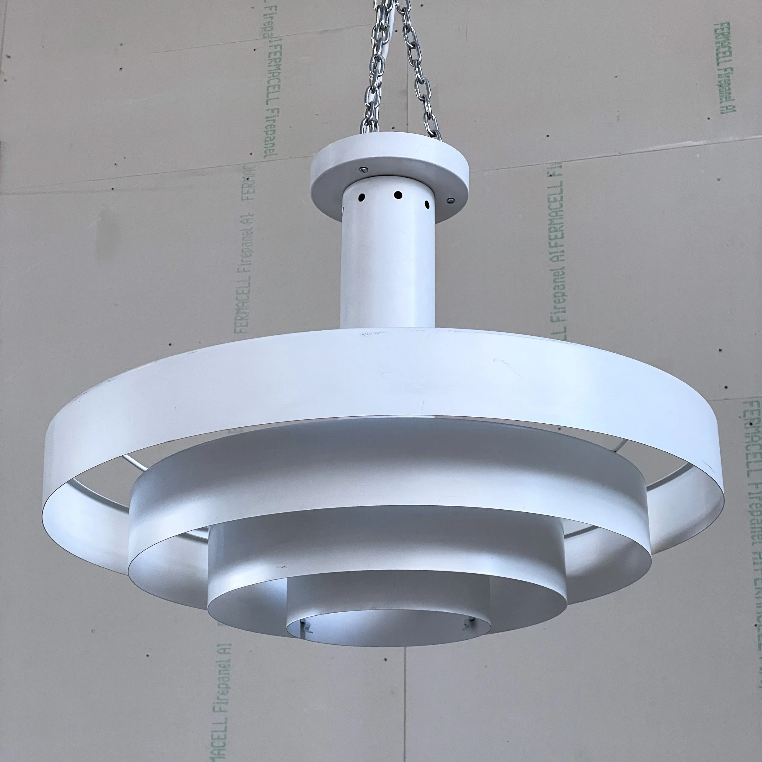 1960's Belmag Swiss Schoolhouse / Factory Pendant Lamp