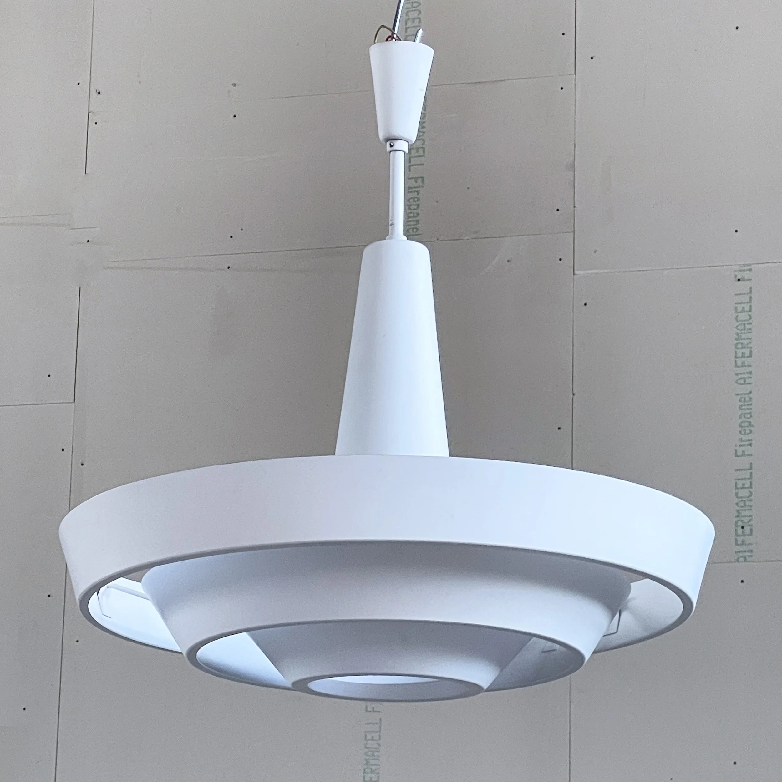 1960's Regent Swiss Schoolhouse / Factory Pendant Lamp