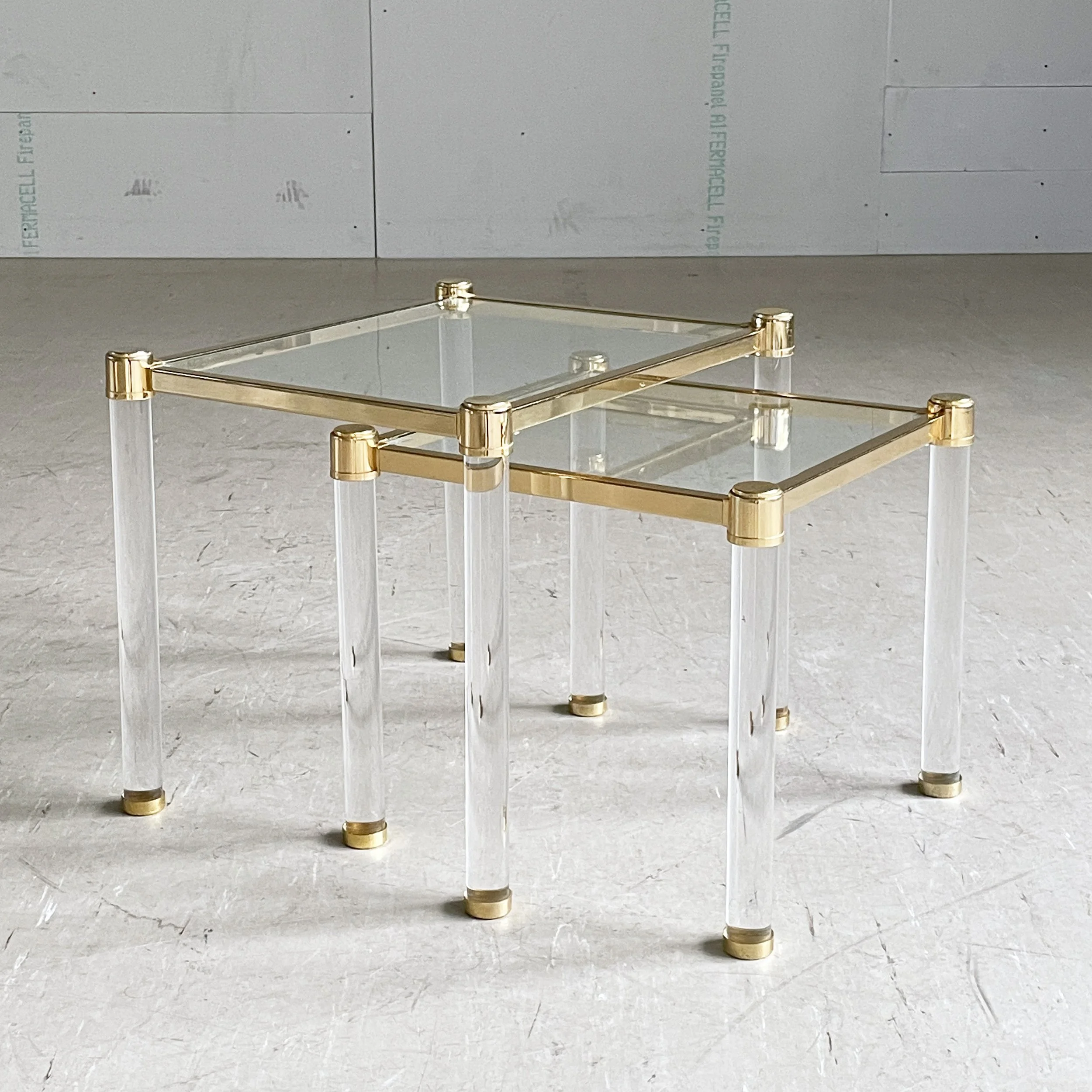Hollywood Regency Nest of Tables.9.JPG